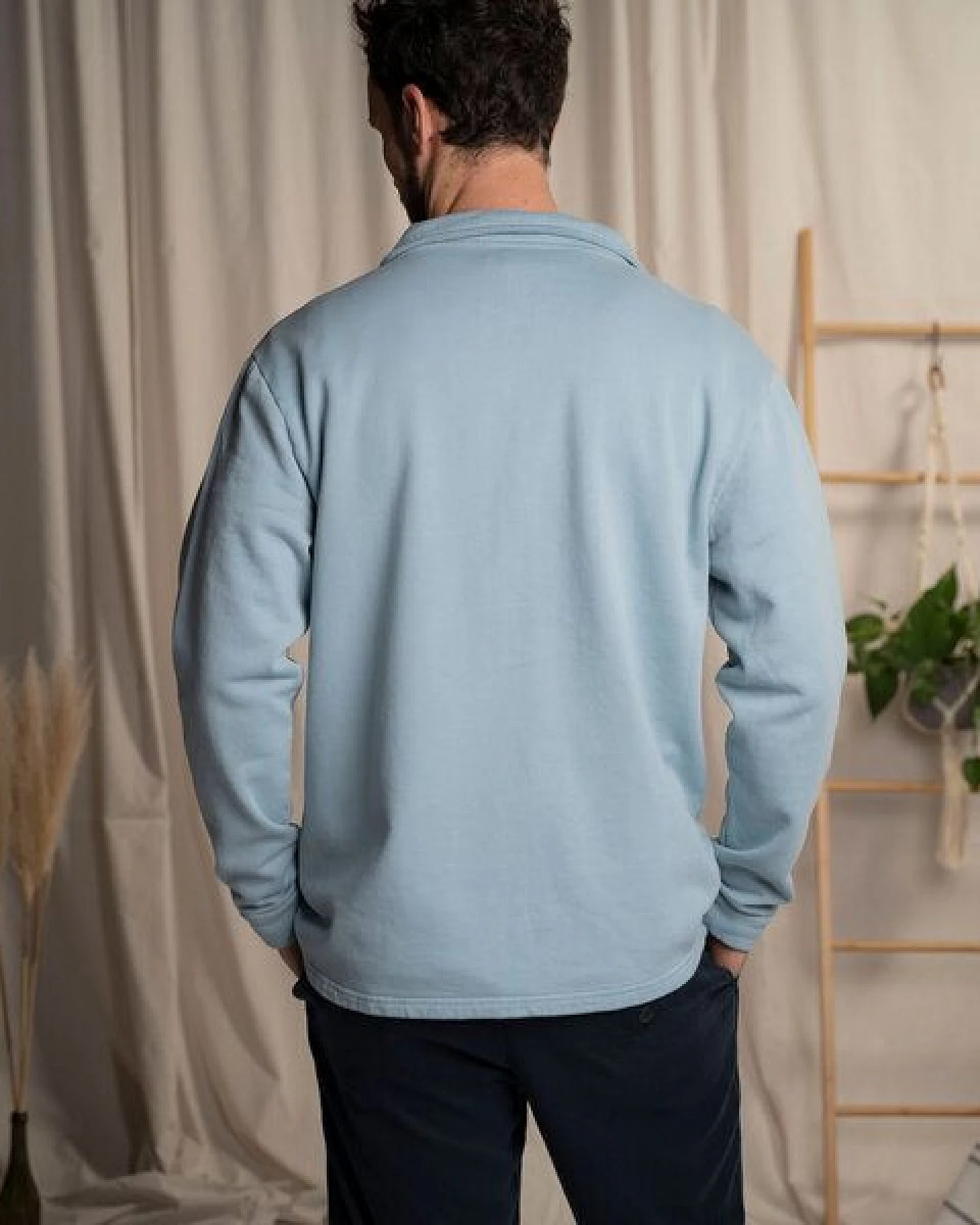 Vresh Clothing Ralv - Sweatjacke aus Biobaumwolle – Ansicht 2