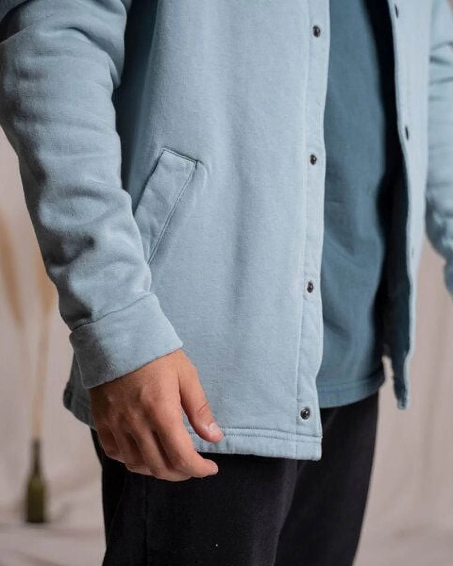 Vresh Clothing Ralv - Sweatjacke aus Biobaumwolle – Ansicht 3