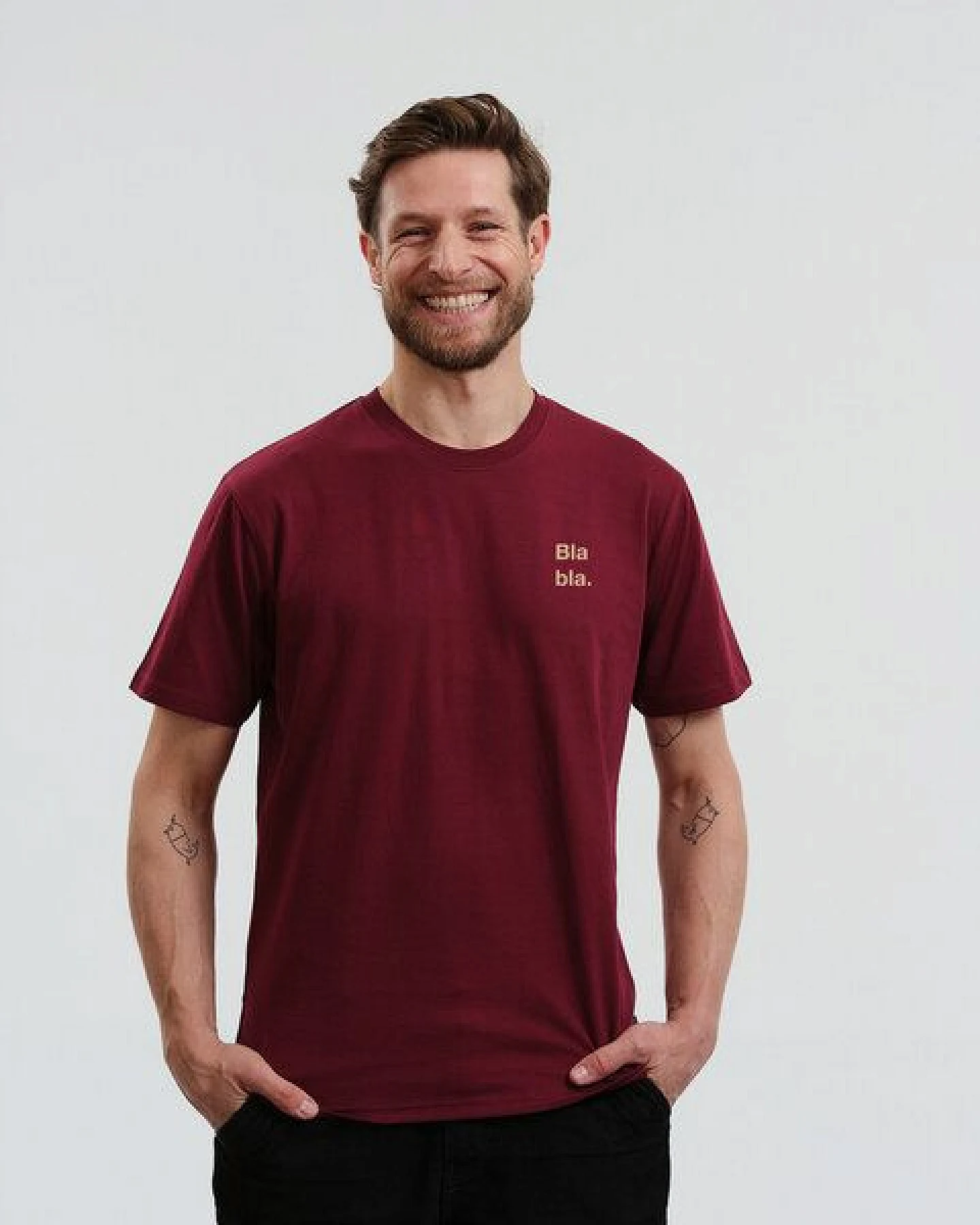 GARY MASH T-Shirt Bla bla. aus Biobaumwolle – Ansicht 4