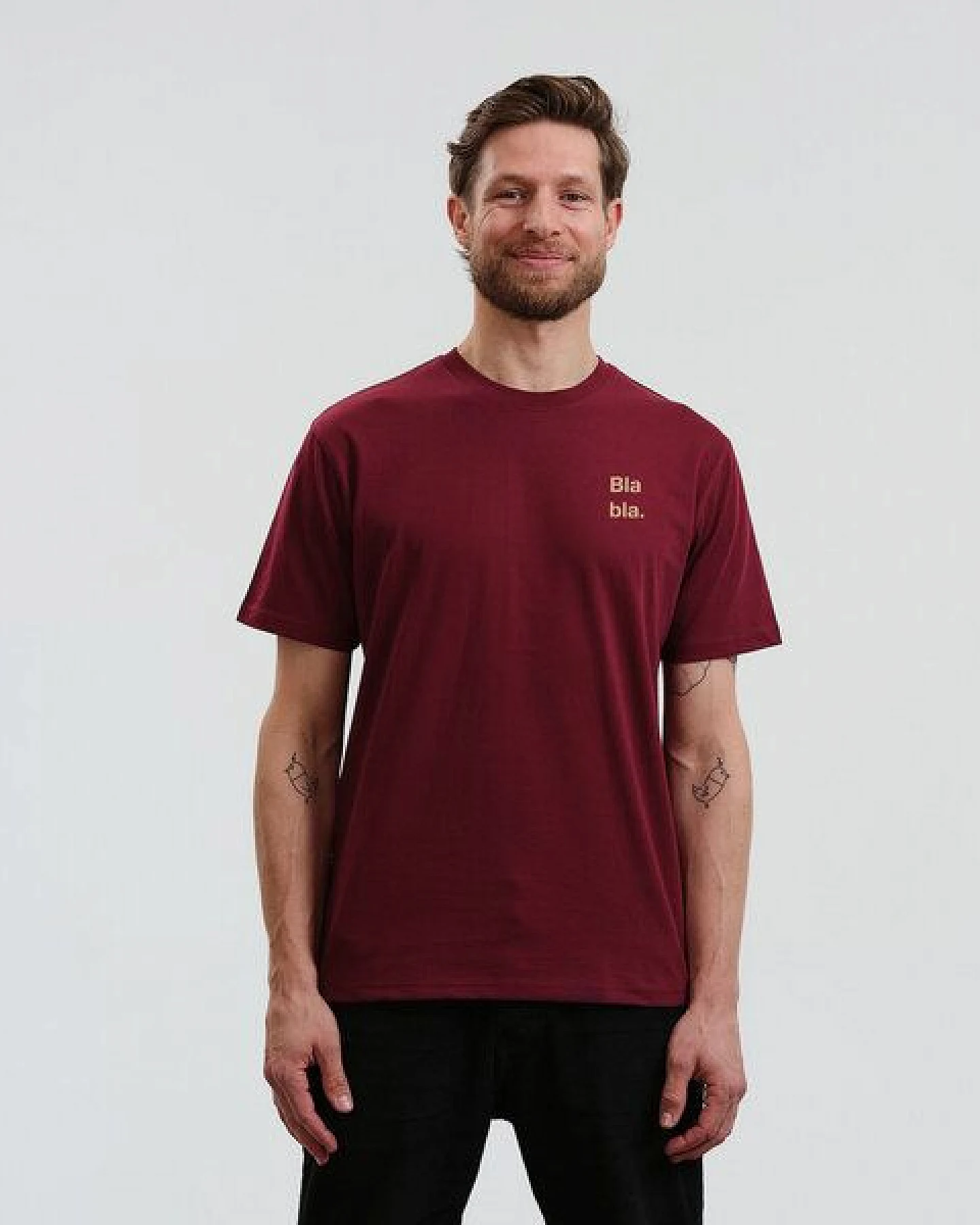 GARY MASH T-Shirt Bla bla. aus Biobaumwolle – Ansicht 3