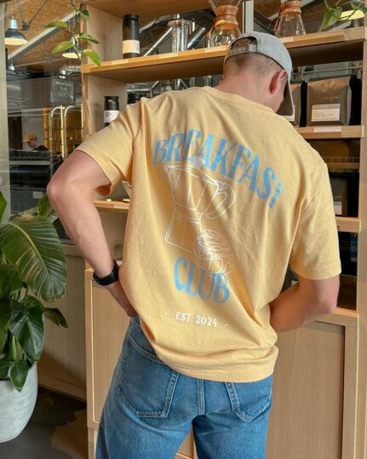 LITSCHI DESIGNS BREAKFAST CLUB SHIRT YELLOW