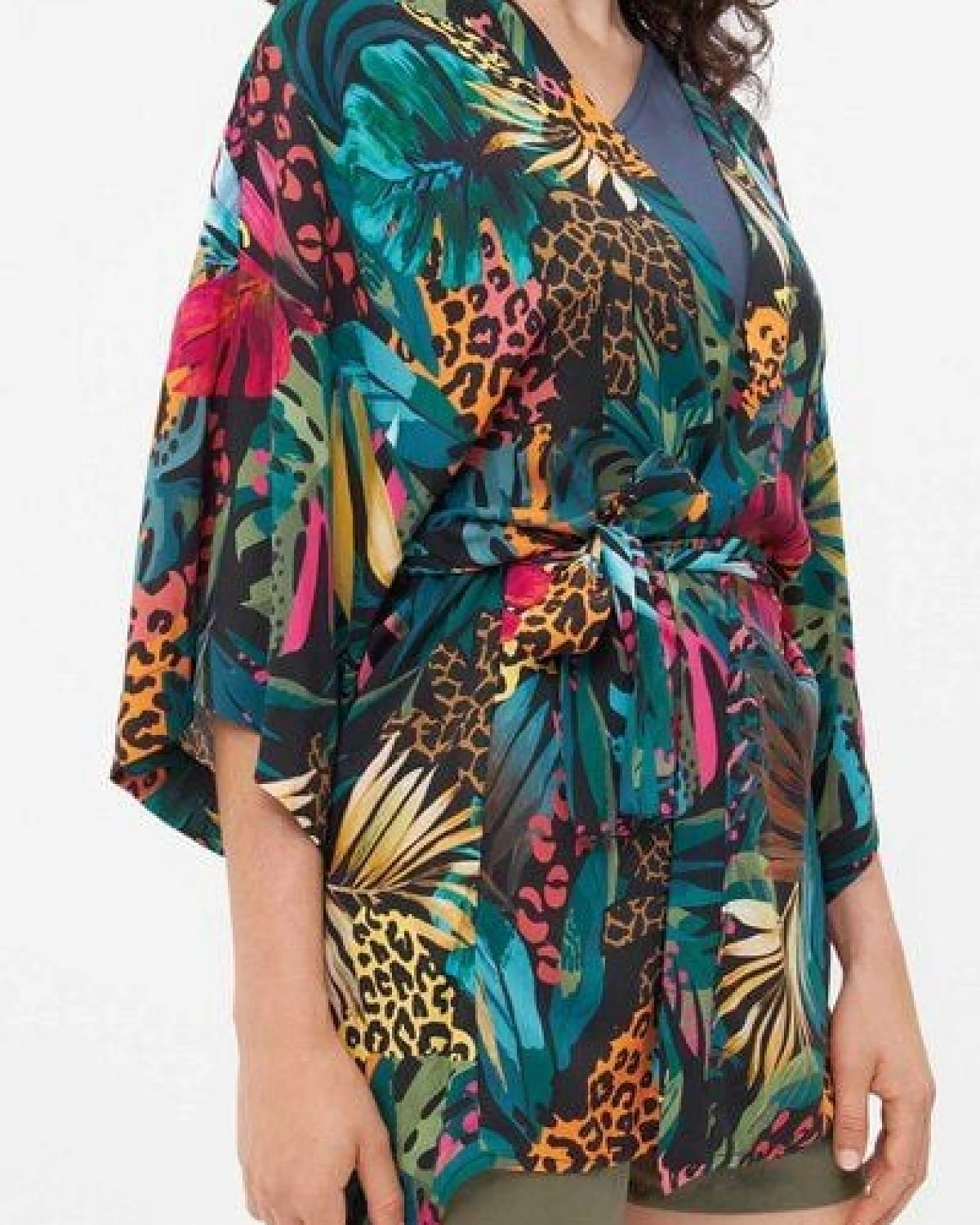WiDDA berlin Kimono UMA tropic Print aus ECOVERO® – Ansicht 4