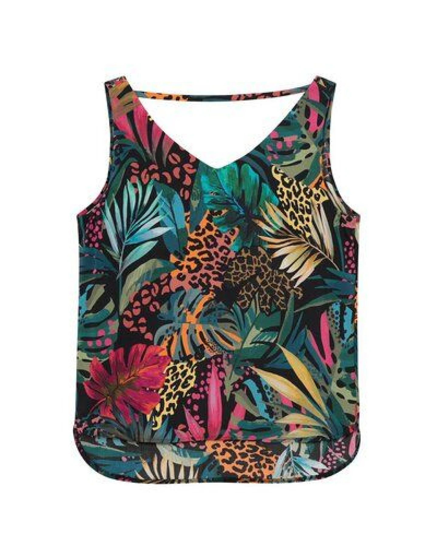 WiDDA berlin gemusterte Sommerbluse tropic aus ECOVERO® – Ansicht 4