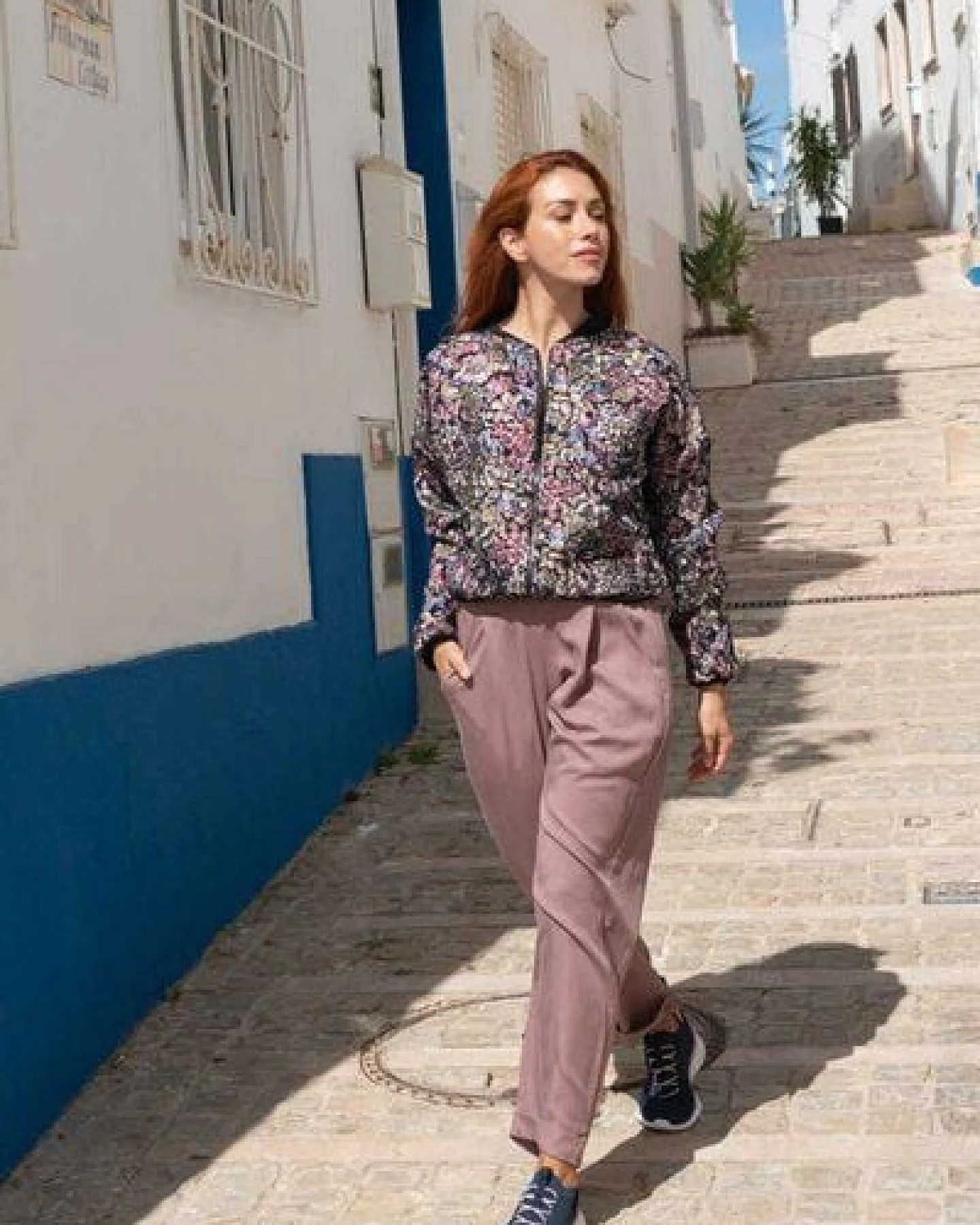 WiDDA berlin Bundfaltenhose in Mauve aus TENCEL® – Ansicht 3