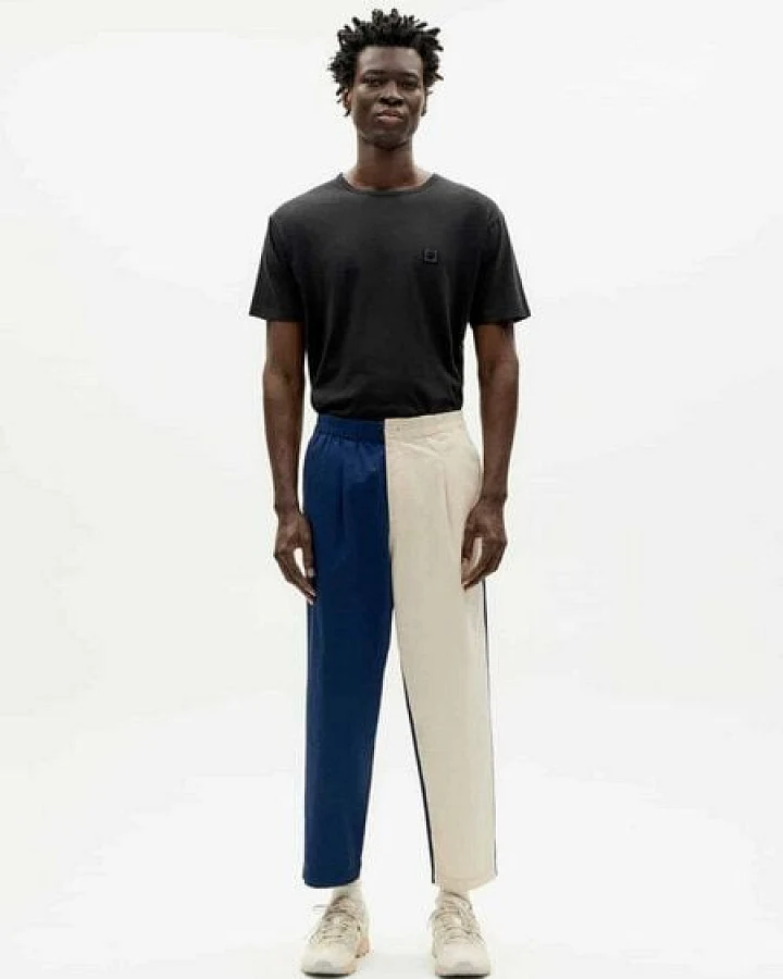 thinking mu Herren Hose - Patched Luc Pants - aus Bio-Baumwolle