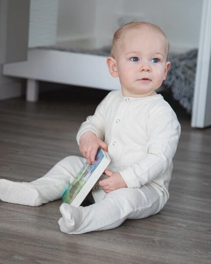 Kokon Zwo Baby Schlafanzug 100% Bouretteseide