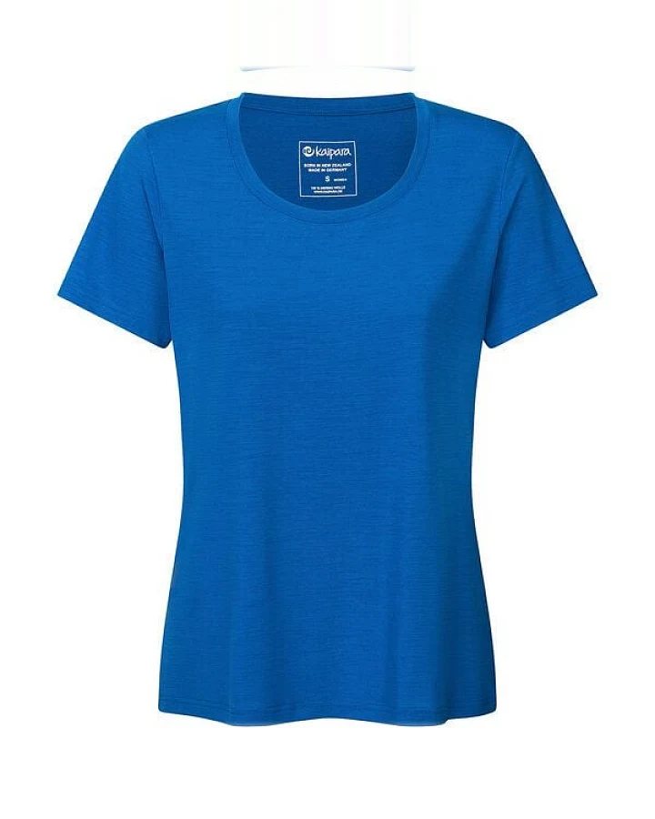 Kaipara - Merino Sportswear URBAN Merino Shirt Damen Kurzarm Regular 200 weiter Halsausschnitt