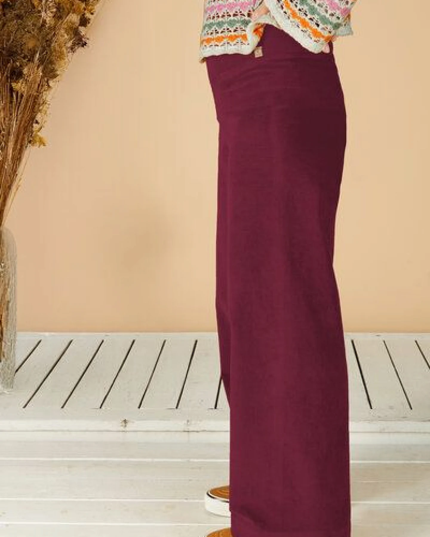 La Gitana Damen Cordhose „Lina“ aus Stretch Bio Baumwolle, Passform: Loose Fit – Ansicht 3