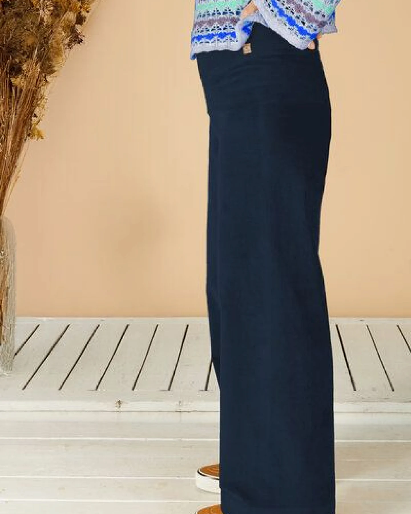 La Gitana Damen Cordhose „Lina“ aus Stretch Bio Baumwolle, Passform: Loose Fit – Ansicht 2