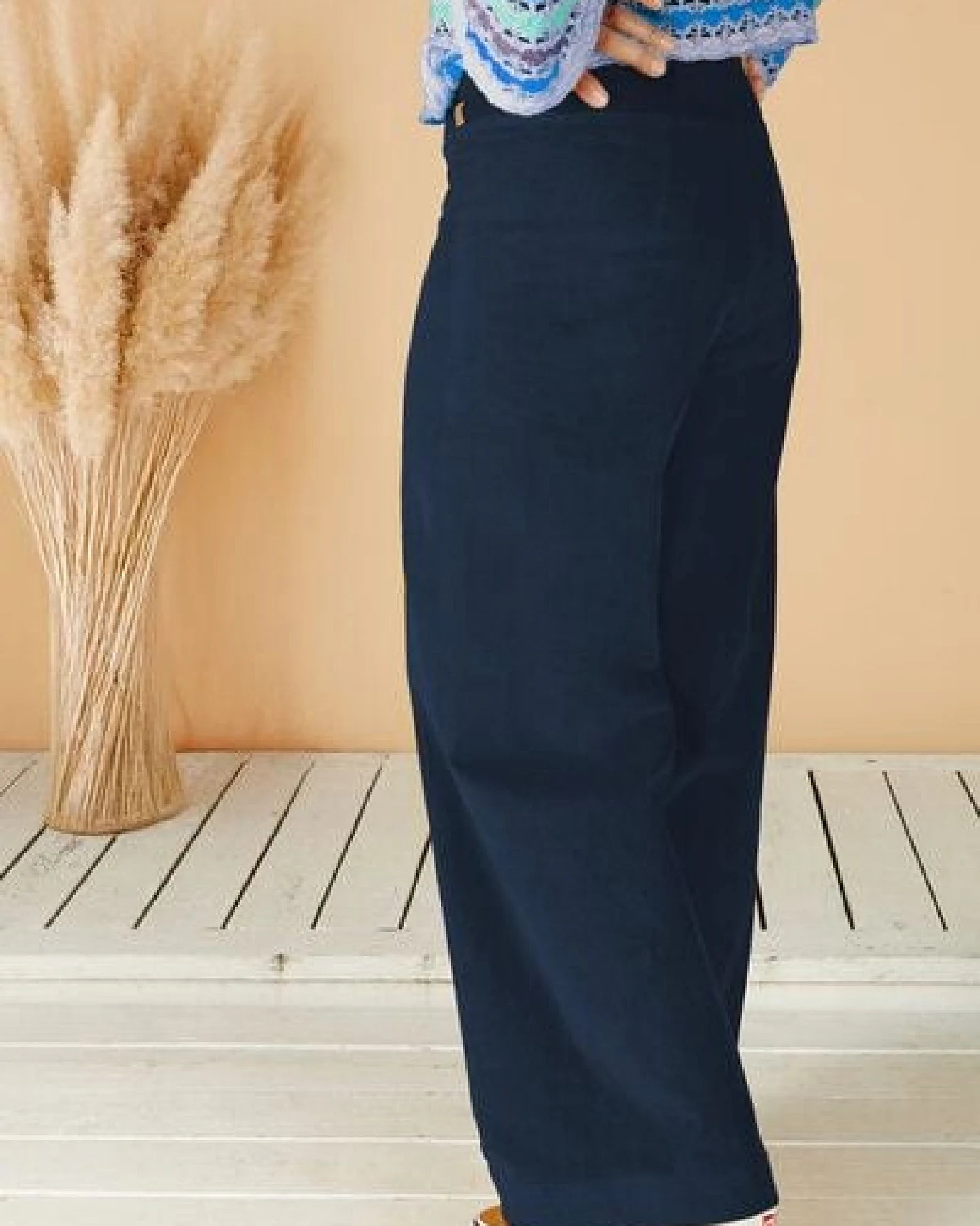 La Gitana Damen Cordhose „Lina“ aus Stretch Bio Baumwolle, Passform: Loose Fit – Ansicht 3