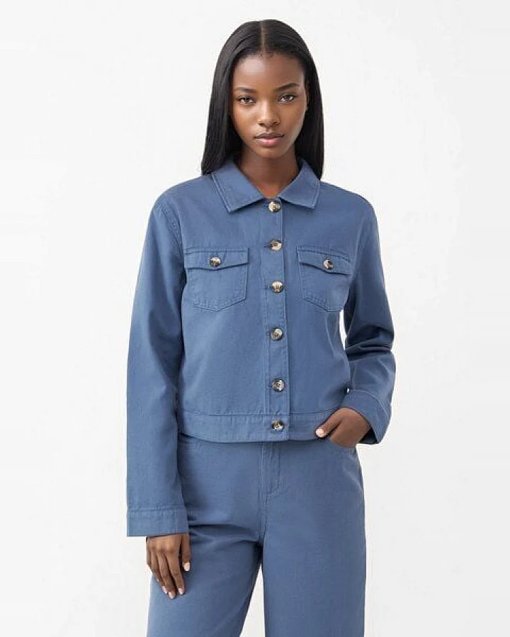 Givn Berlin Workwear-Jacke GBMATILDA aus Bio-Baumwolle