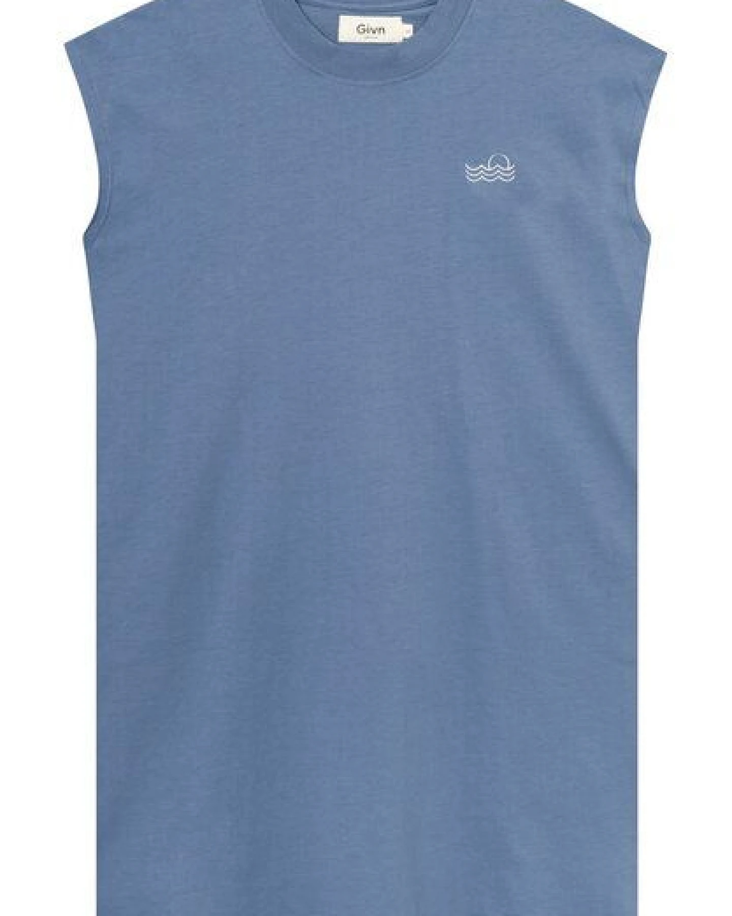Givn Berlin Jerseykleid GBCAITY (SeaSun) relaxed Fit aus Bio-Baumwolle - Steel Blue – Ansicht 4