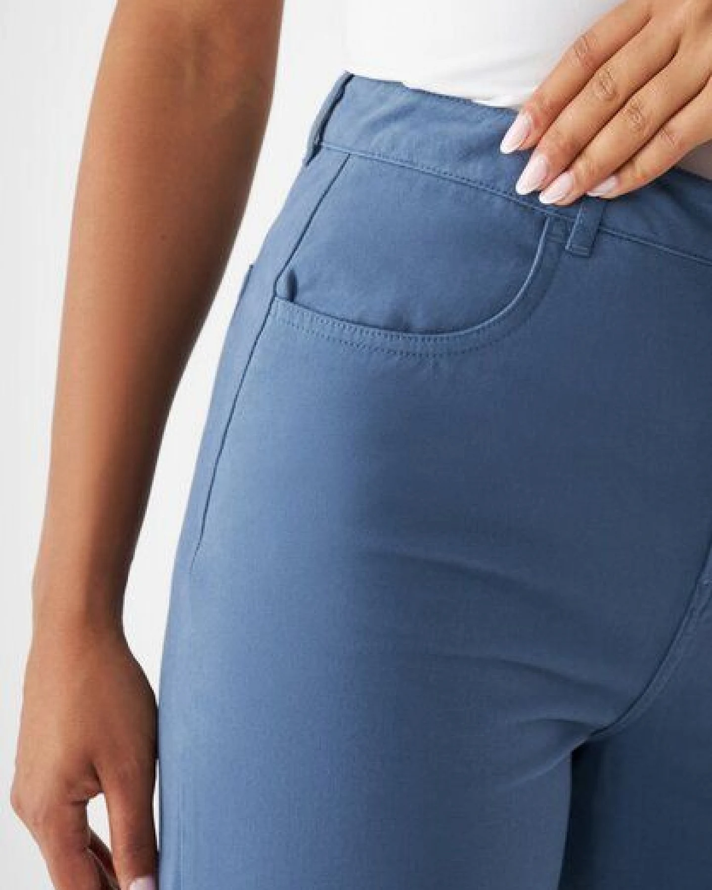 Givn Berlin Hose GBAURELIA aus Bio-Baumwolle - Steel Blue – Ansicht 4