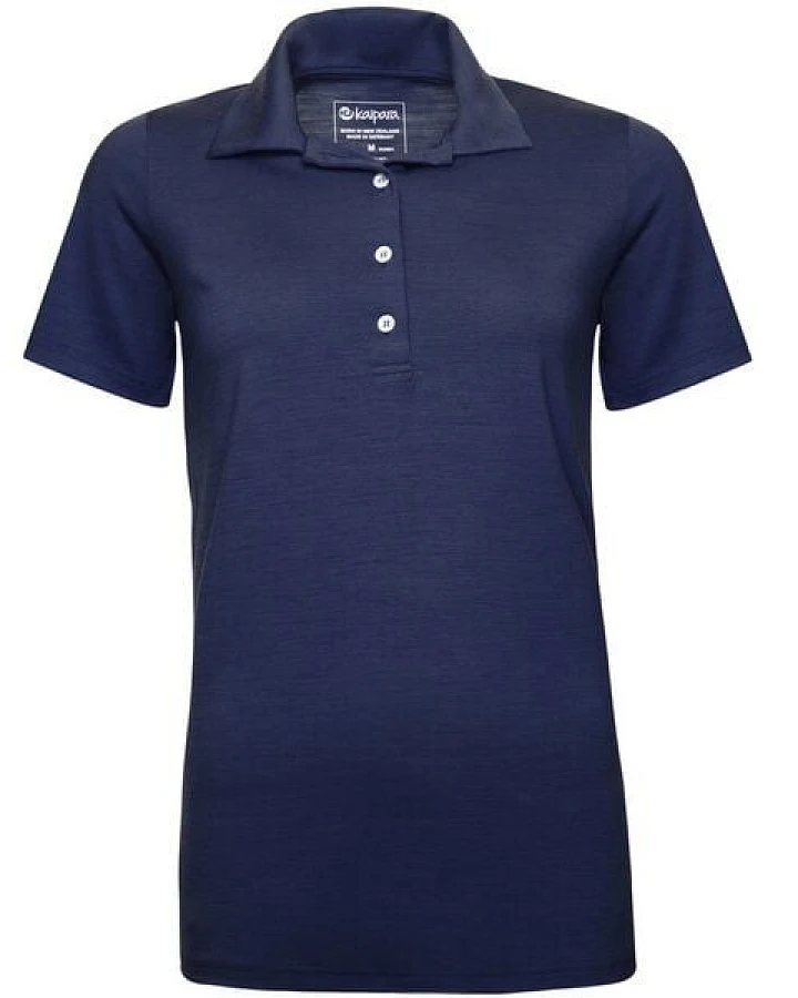 Kaipara - Merino Sportswear URBAN Merino Poloshirt Damen Kurzarm Regular 200