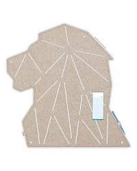 Beige-Weiss