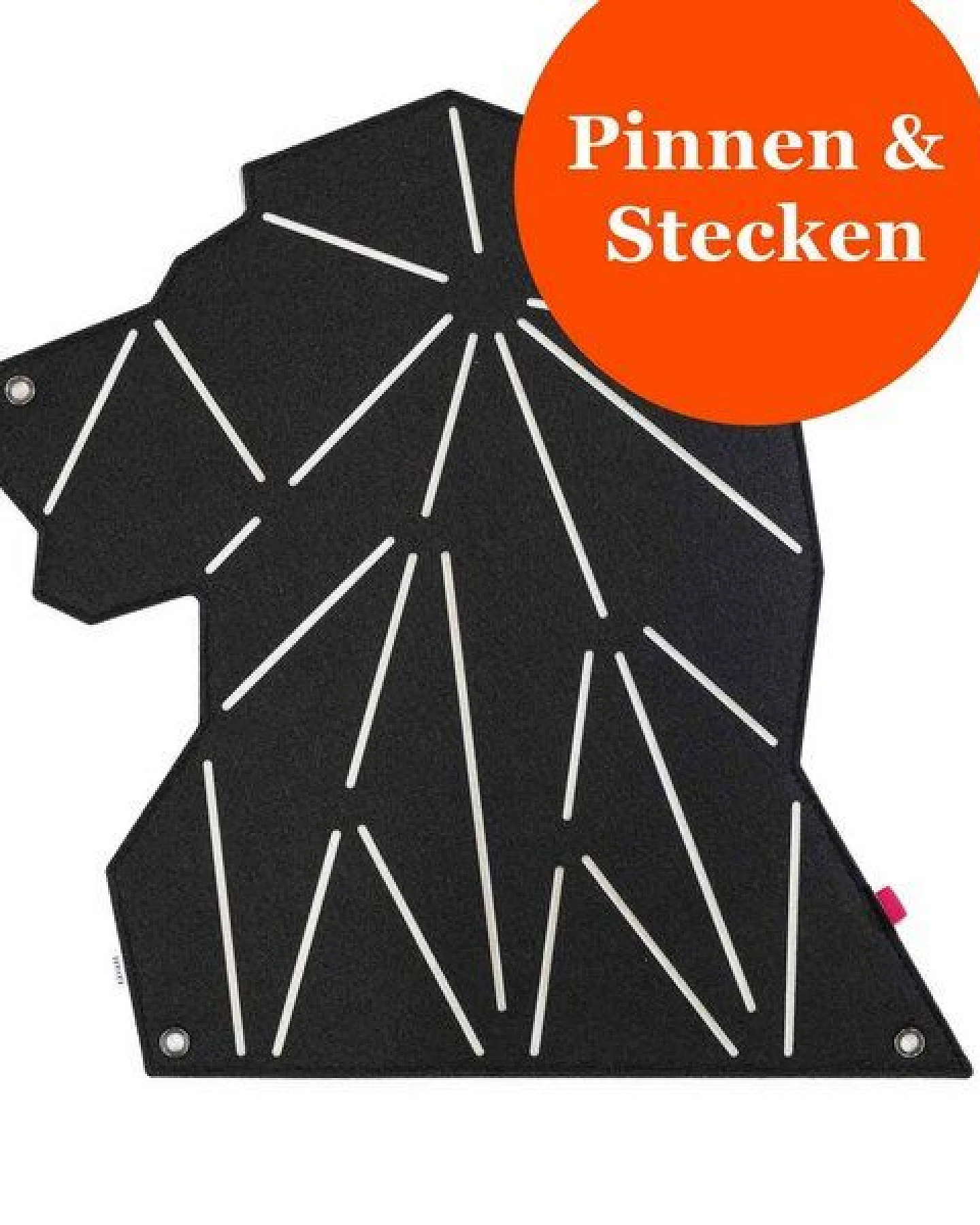 Löwen-Pinnwand zum Stecken & Pinnen für Kinderzimmer von RÅVARE (LOV) – Ansicht 2