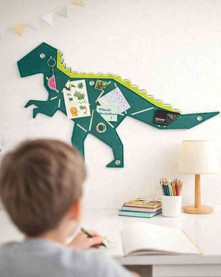 Dino-Pinnwand "TYREX" zum Stecken & Pinnen für Kinderzimmer von RÅVARE (TYREX)