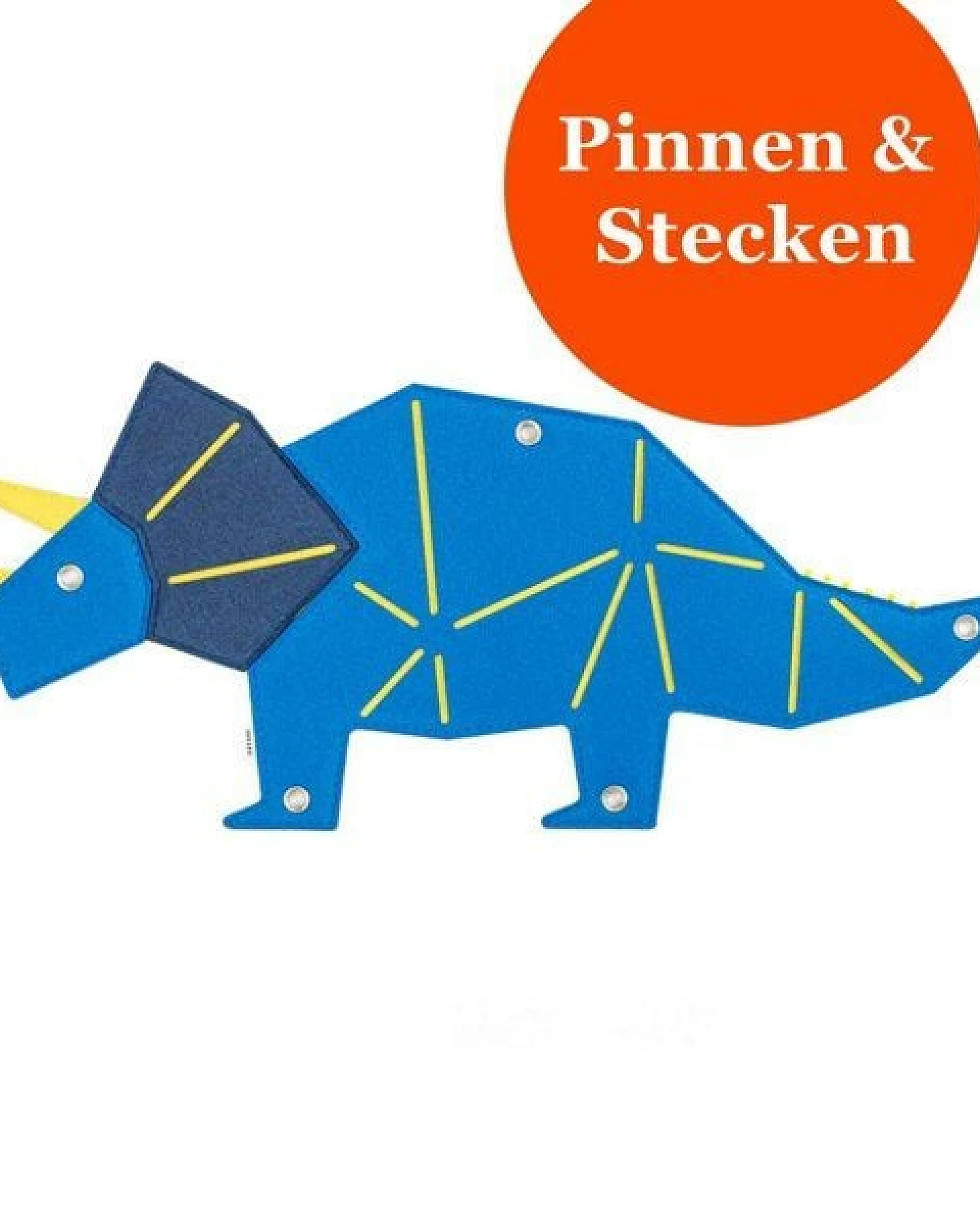 Dino-Pinnwand "TRICERA" zum Stecken & Pinnen für Kinderzimmer von RÅVARE (TRICERA) – Ansicht 3