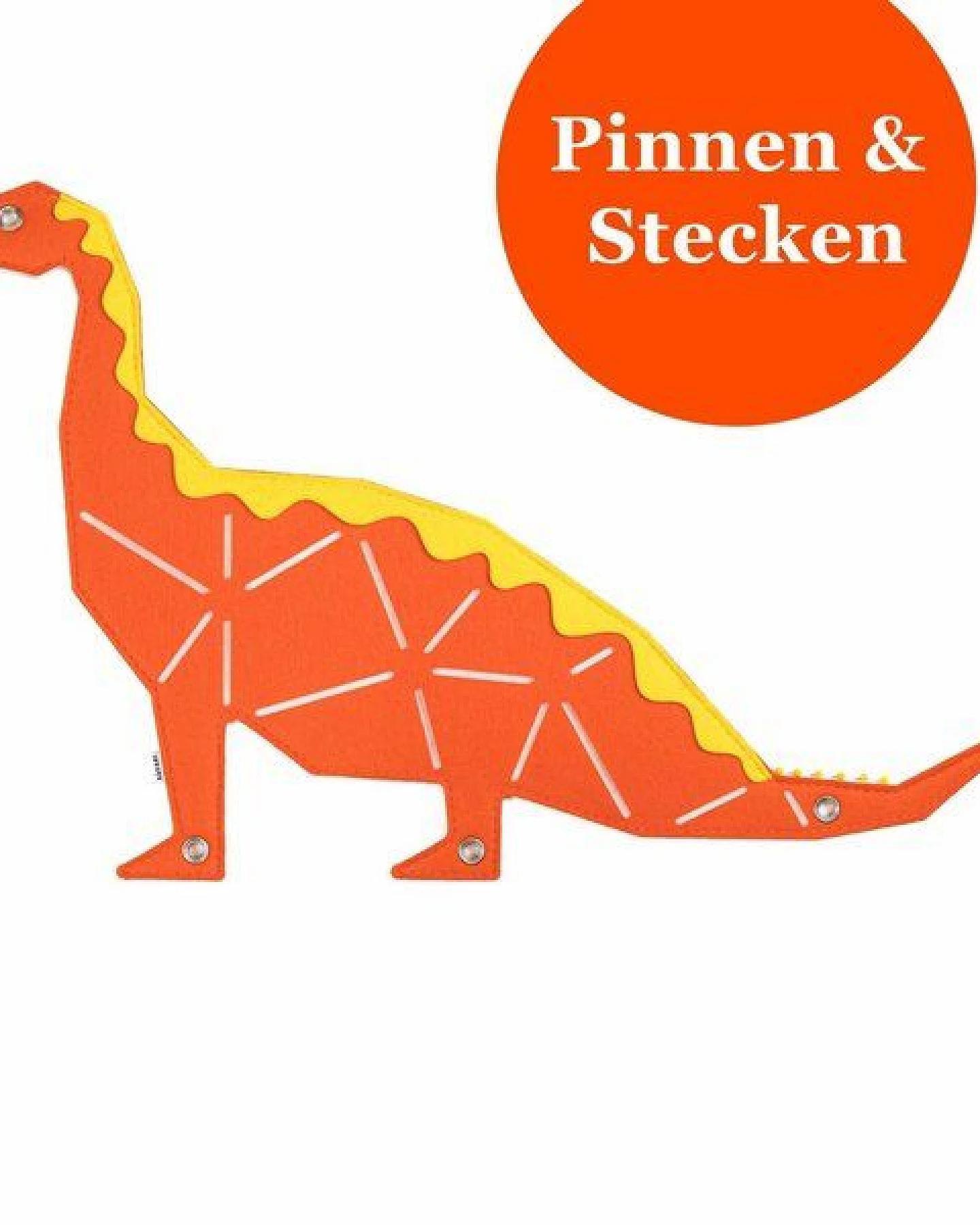 Dino-Pinnwand "BRONTO" zum Stecken & Pinnen für Kinderzimmer von RÅVARE (BRONTO) – Ansicht 3