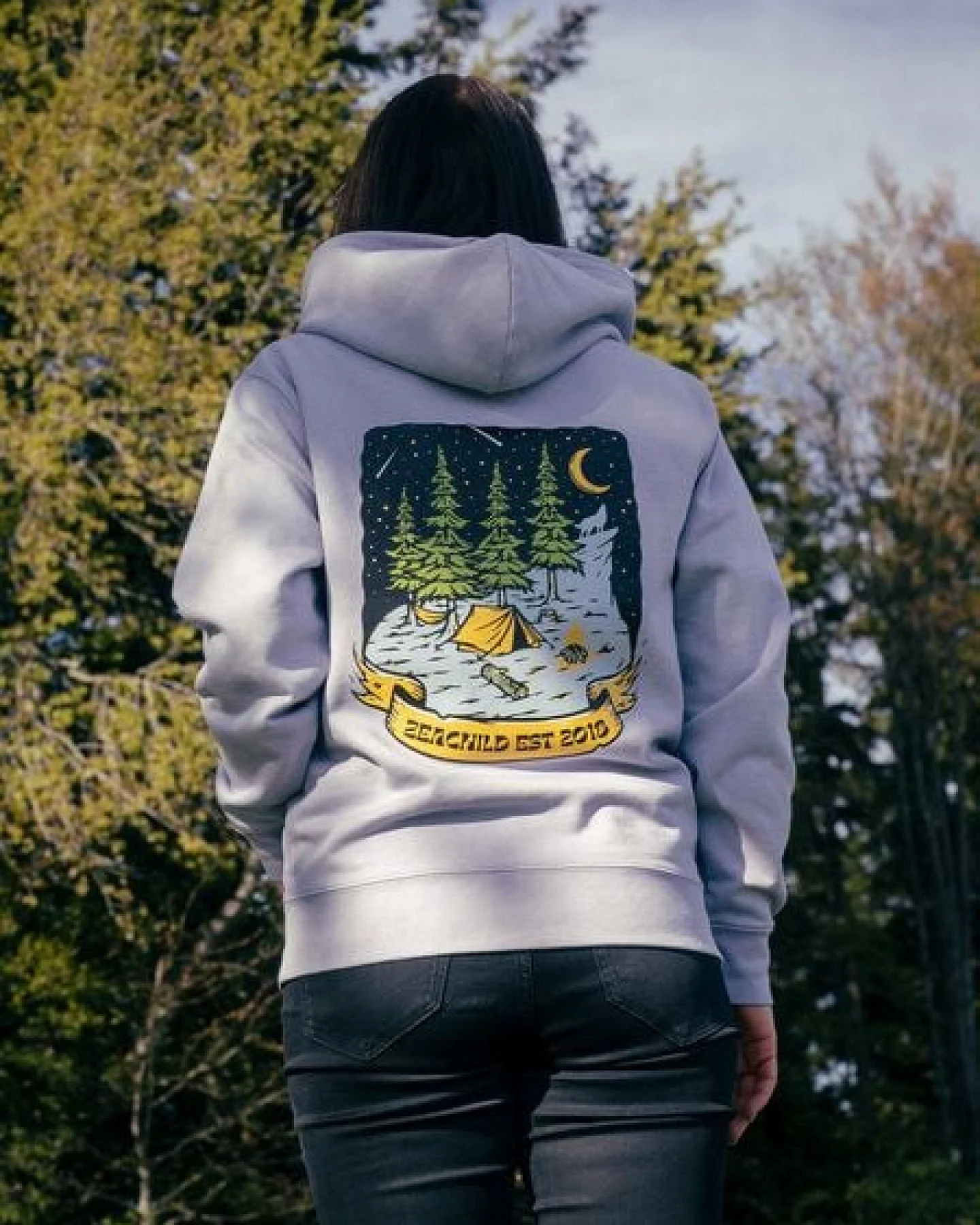 Zeachild Campground Hoodie Unisex – Ansicht 2