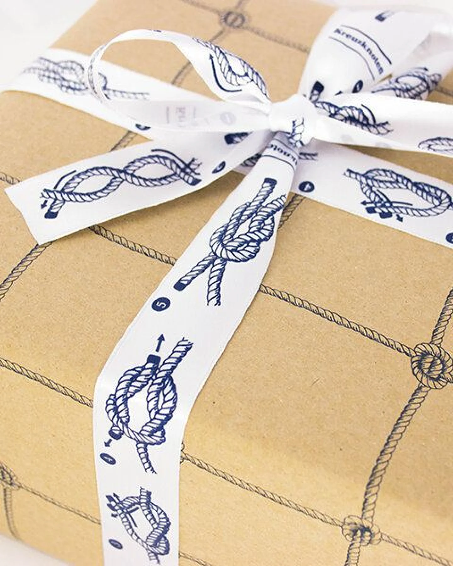 Bow & Hummingbird Geschenkpapier Fischernetz – Ansicht 2