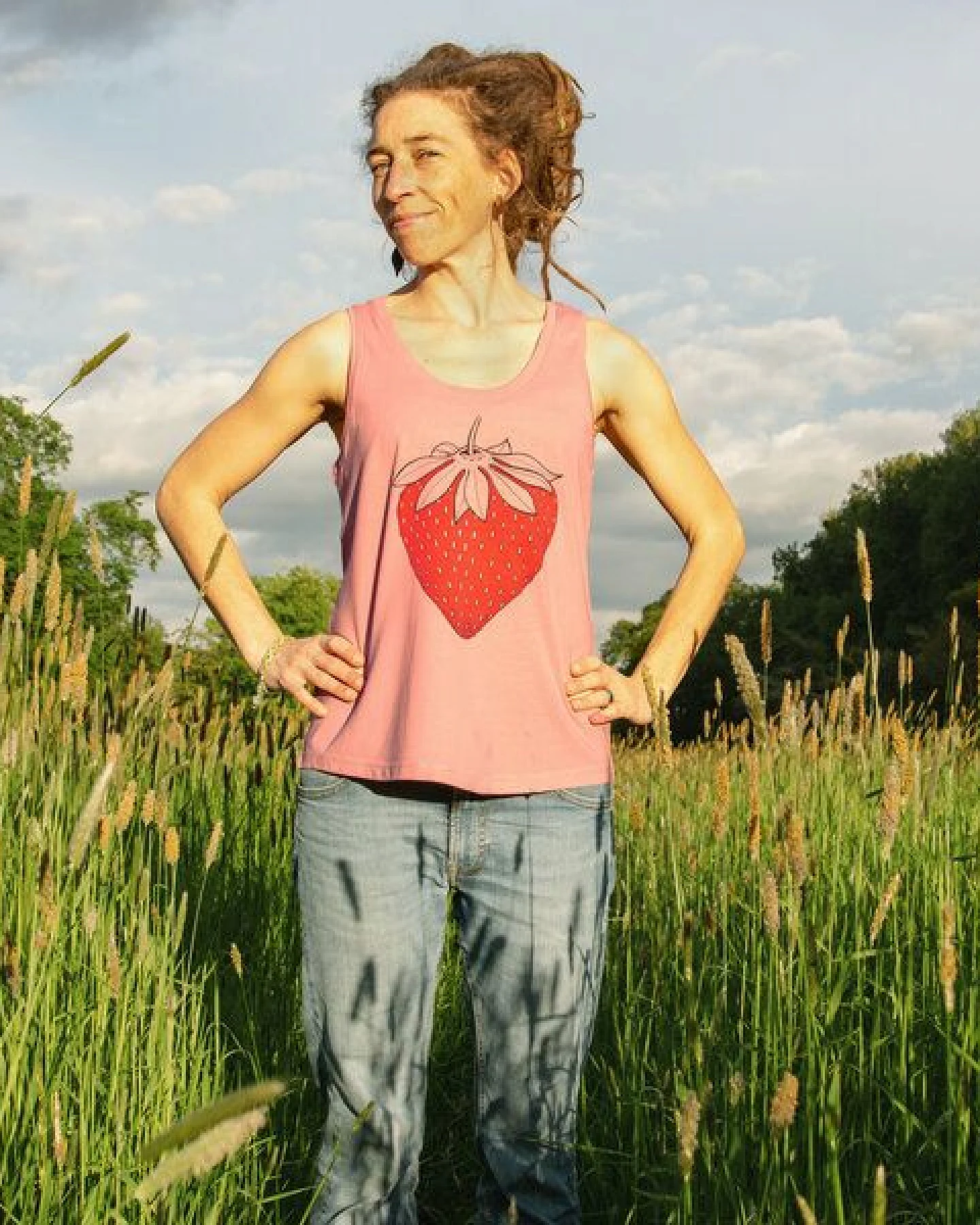 Cmig Damen Tank-Top Erdbeere in canyon pink – Ansicht 3