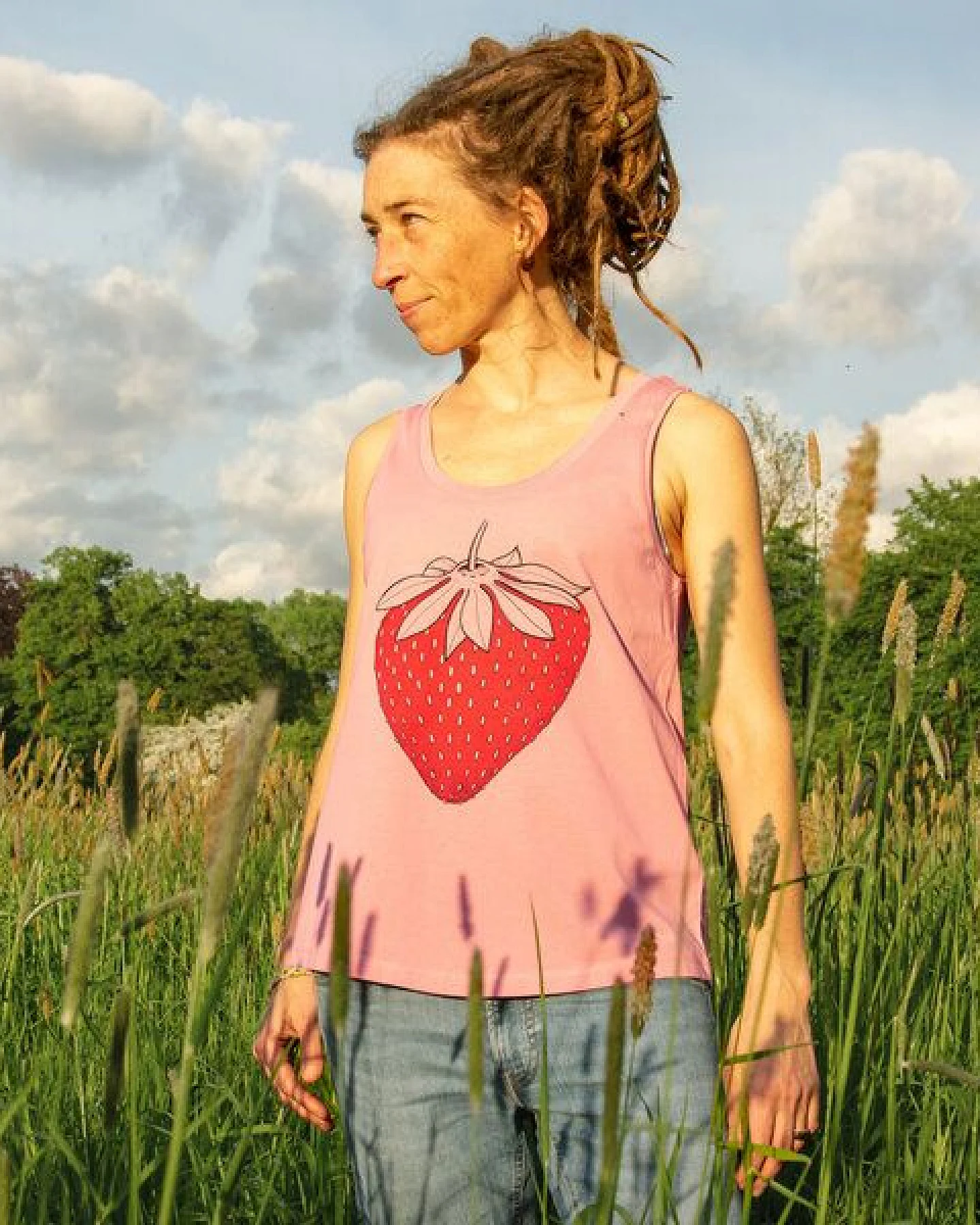 Cmig Damen Tank-Top Erdbeere in canyon pink – Ansicht 3
