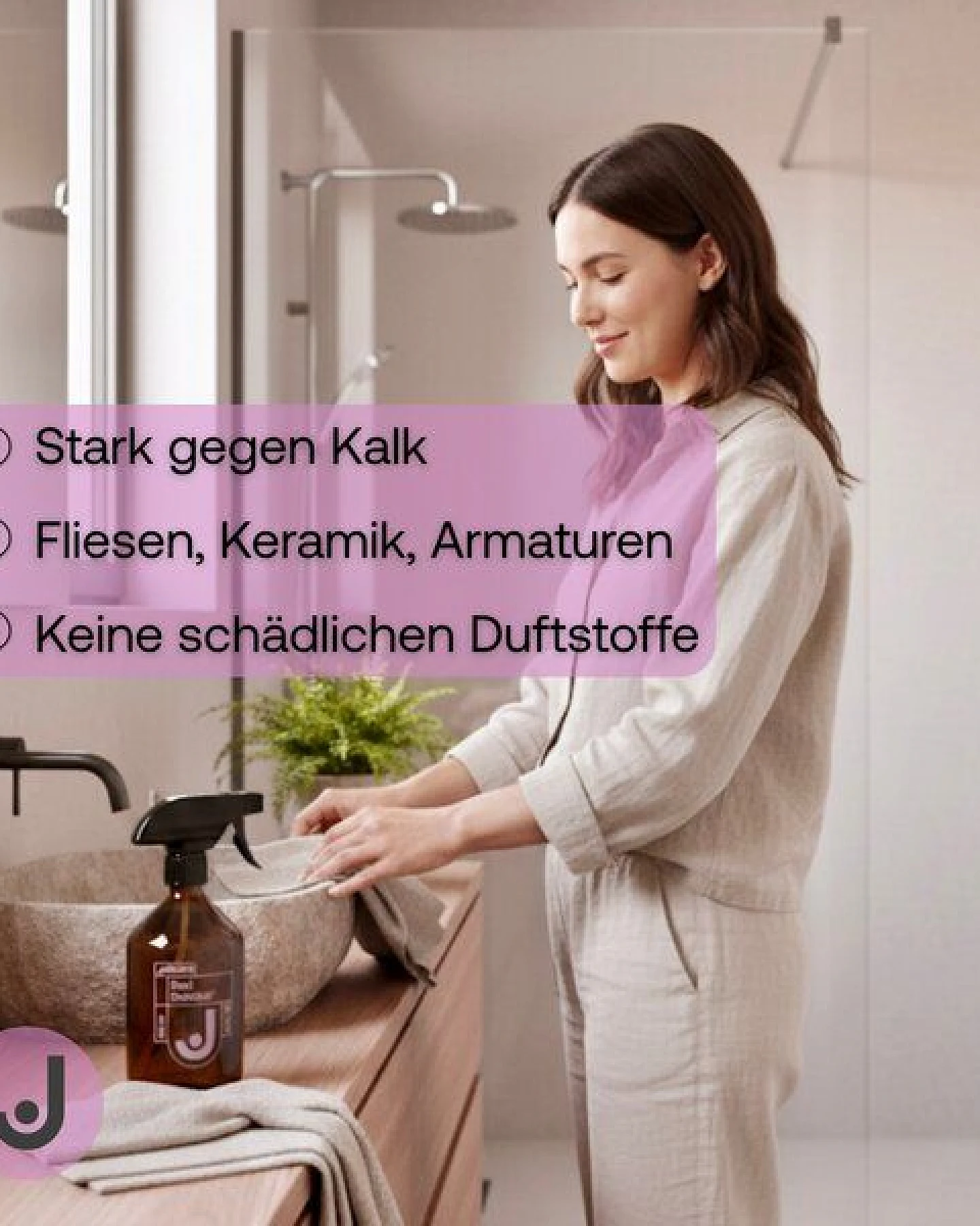 Joaloka 4 Badreiniger-Tabs - Nachfüllpack - ergibt 2 Liter Reiniger (4 x 500 ml) – Ansicht 2