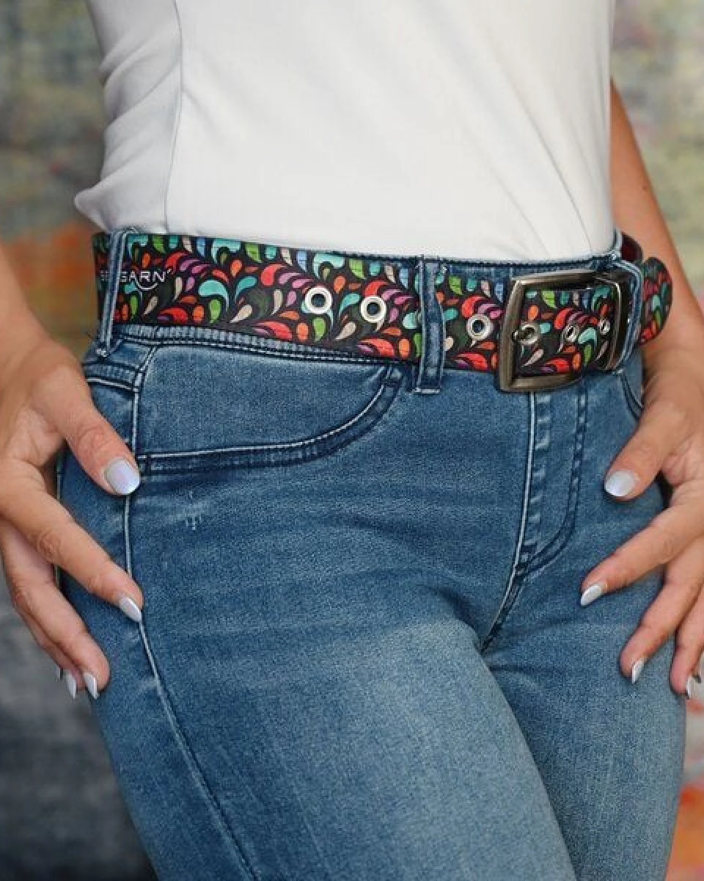 Seegarn - Gürtel / Wendegürtel SeeNot 4cm – Ansicht 3