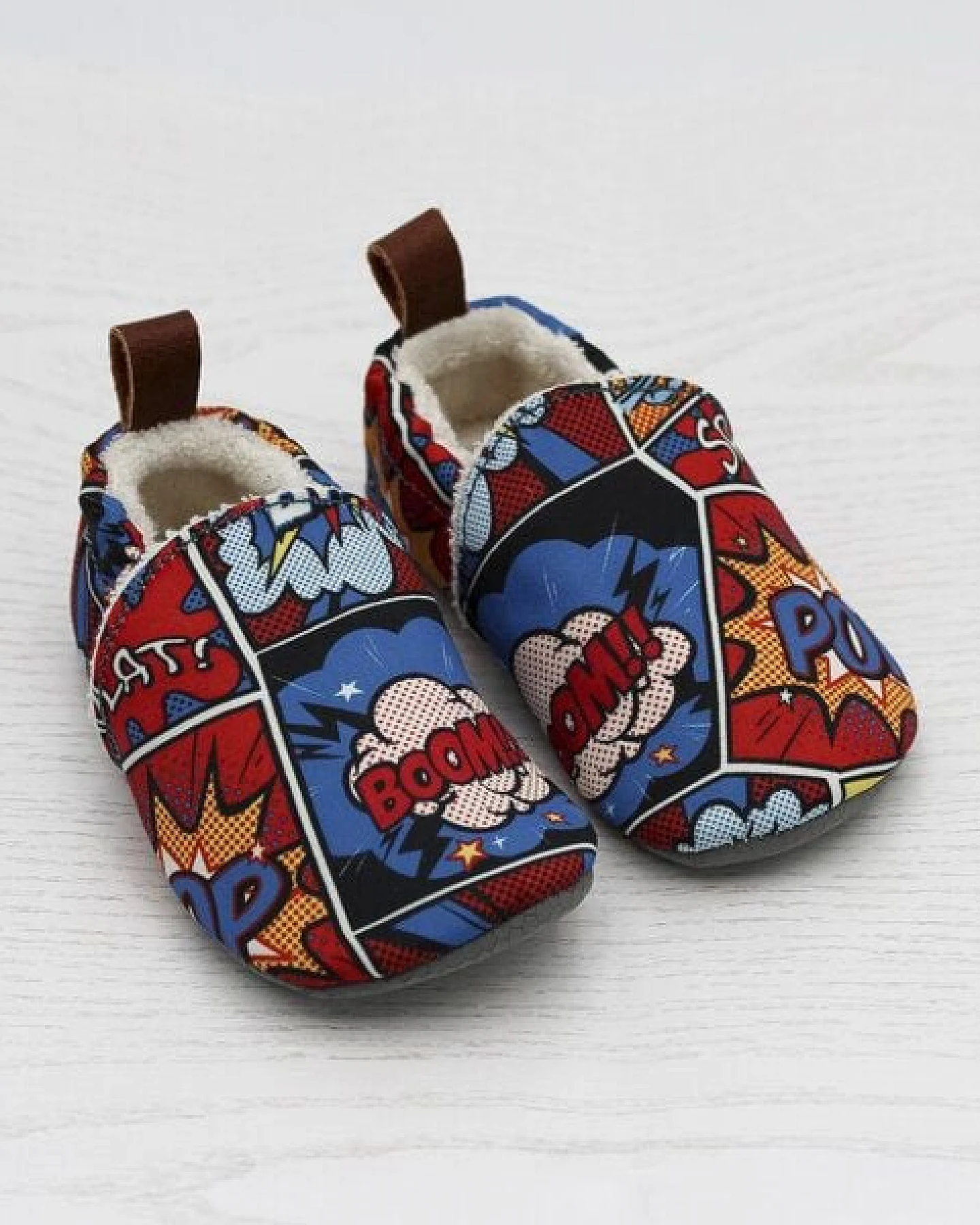 Pololo Barfuß-Hausschuhe "Comic" aus Seaqual Yarn, Futter aus Baumwolle (organic) vegan, Größen 18/19 - 30/31 – Ansicht 2