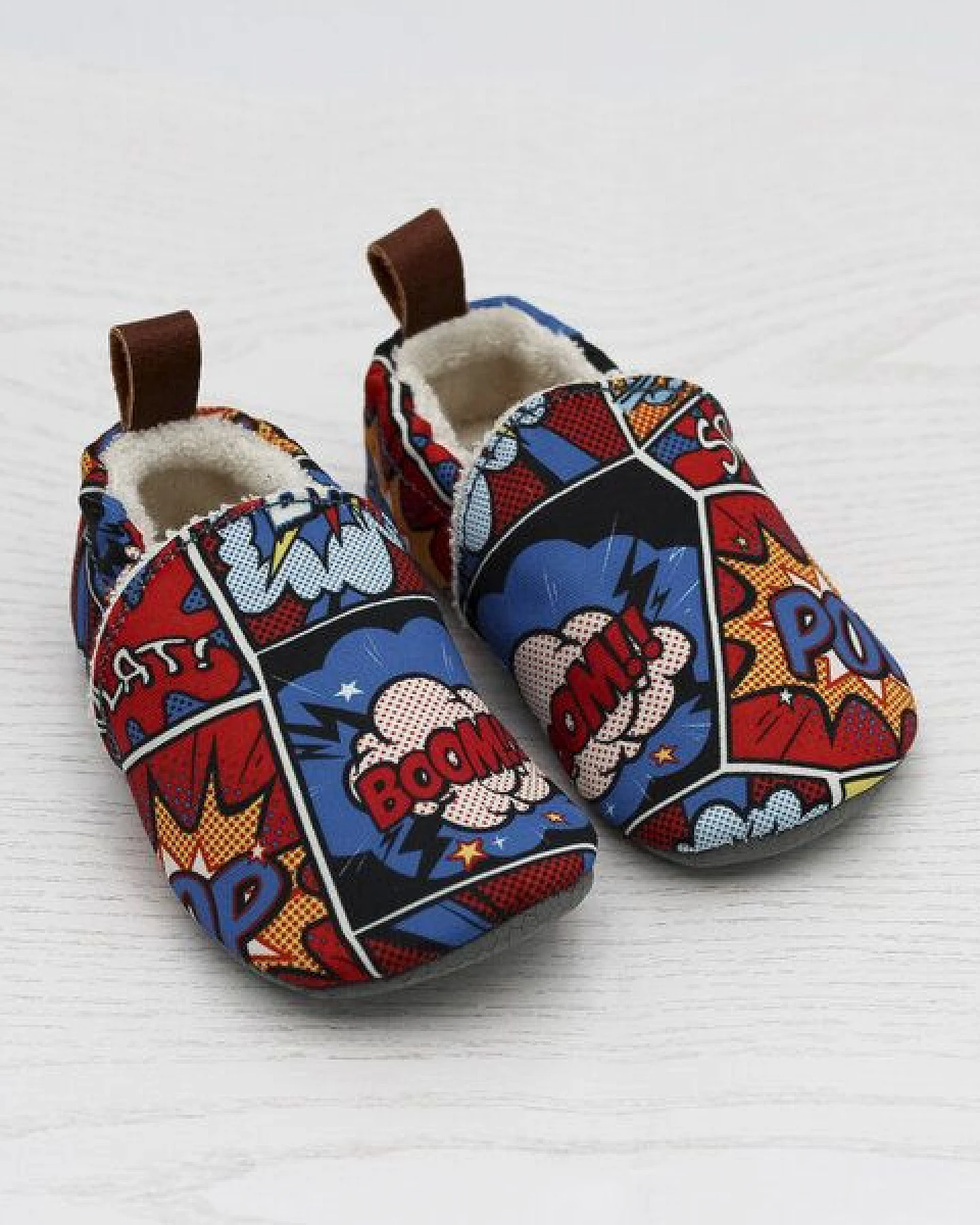 Pololo Barfuß-Hausschuhe "Comic" aus Seaqual Yarn, Futter aus Baumwolle (organic) vegan, Größen 18/19 - 30/31 – Ansicht 2