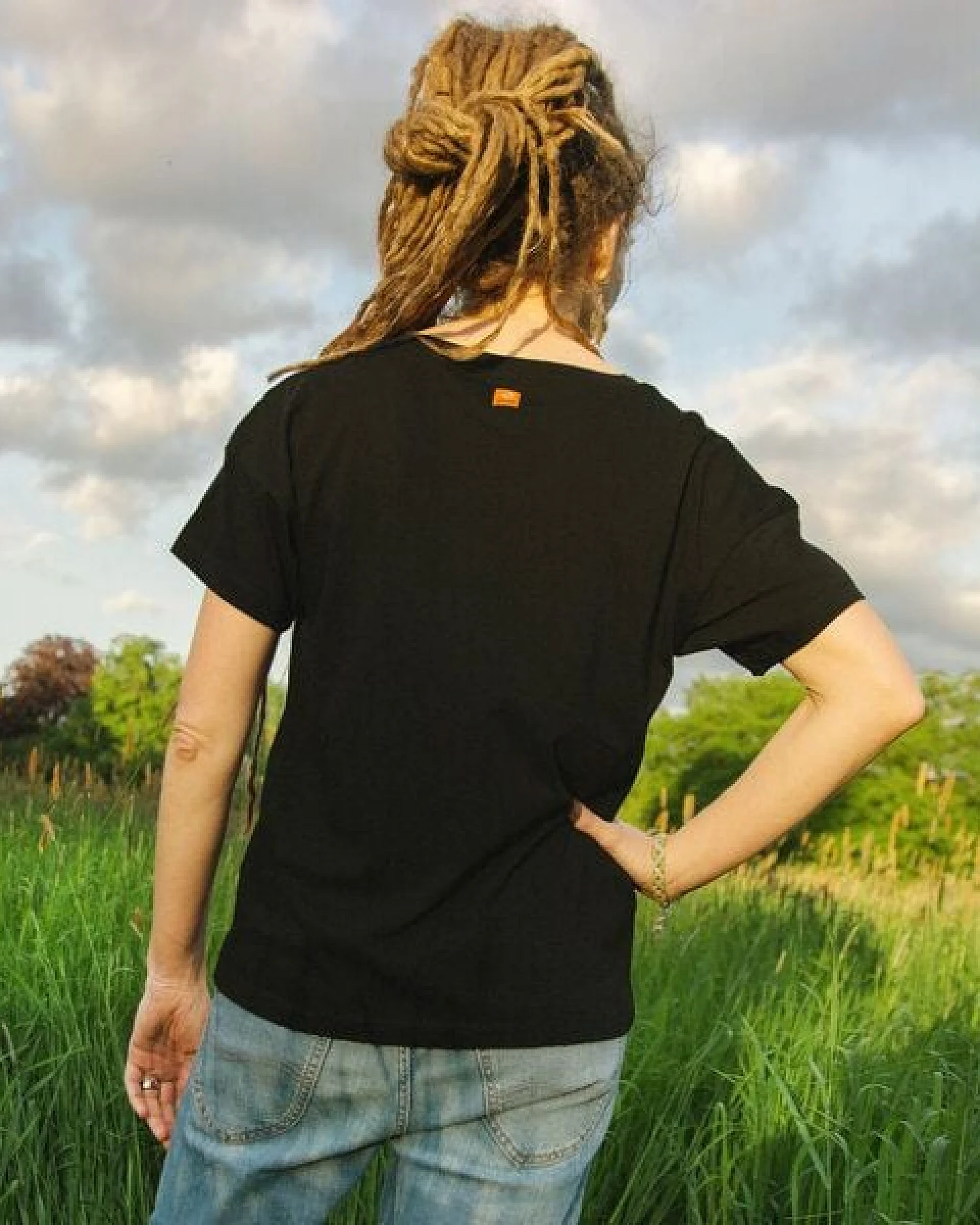 Cmig Damen T-Shirt Franzi Fuchs in schwarz – Ansicht 4