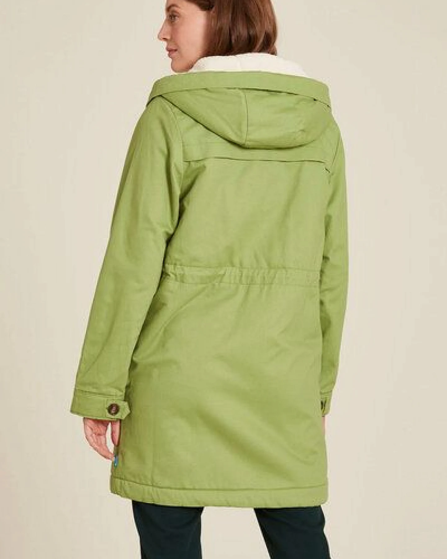 TRANQUILLO Gefütterter Mantel aus Twill (W24A91) – Ansicht 2