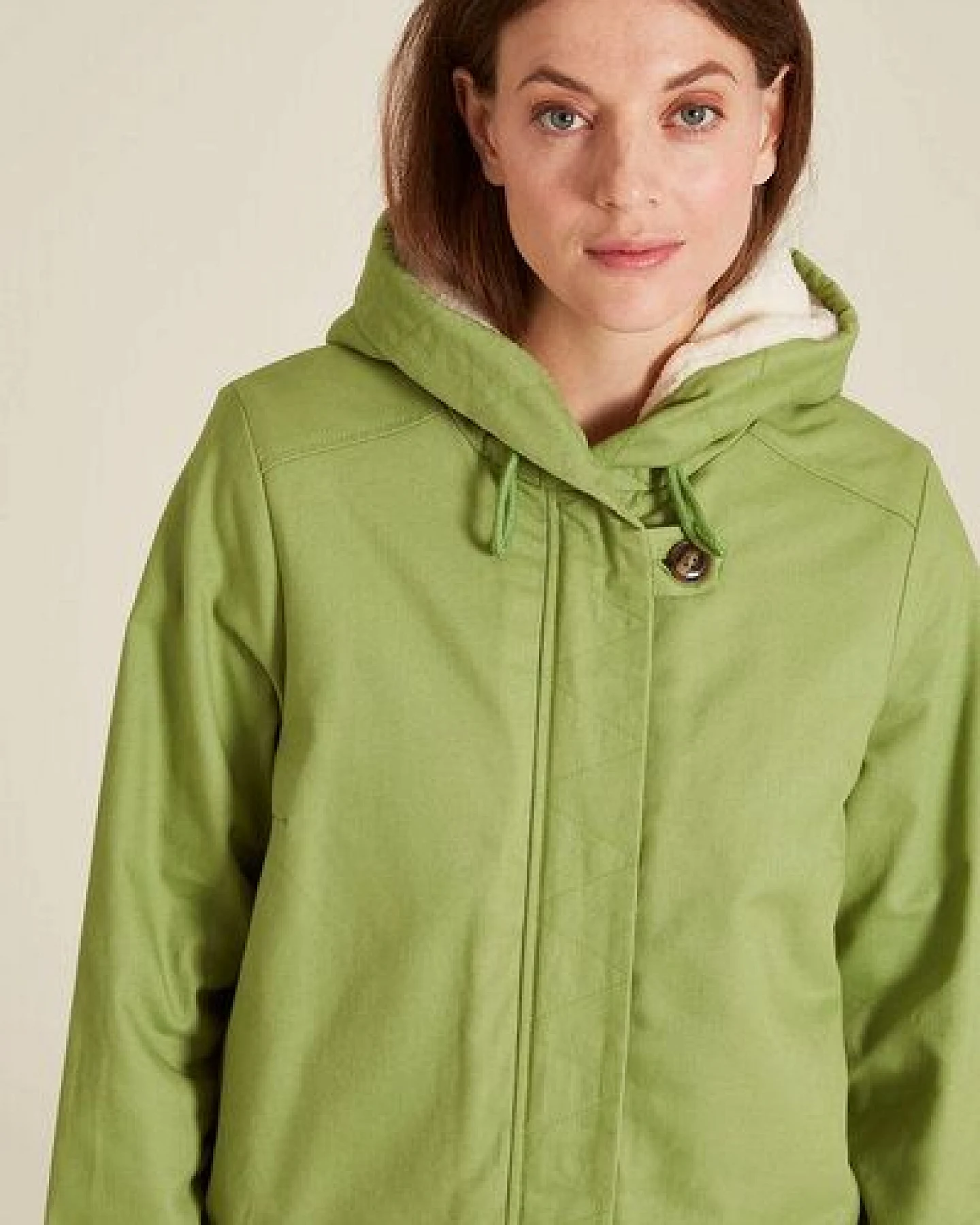 TRANQUILLO Gefütterter Mantel aus Twill (W24A91) – Ansicht 3