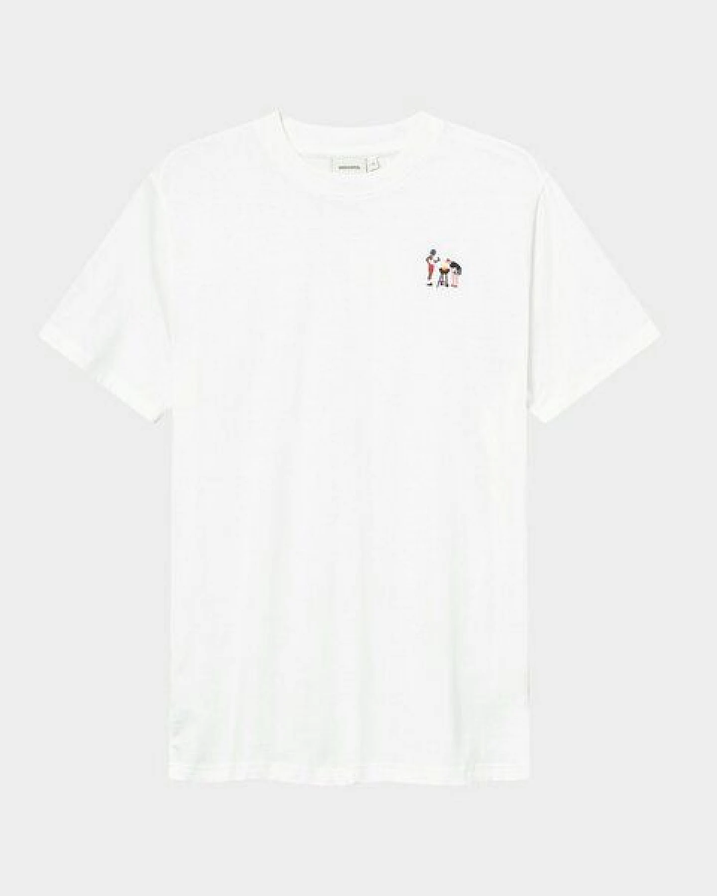 DEDICATED Klassisches T-Shirt mit BBQ Grill Stickerei – Ansicht 3