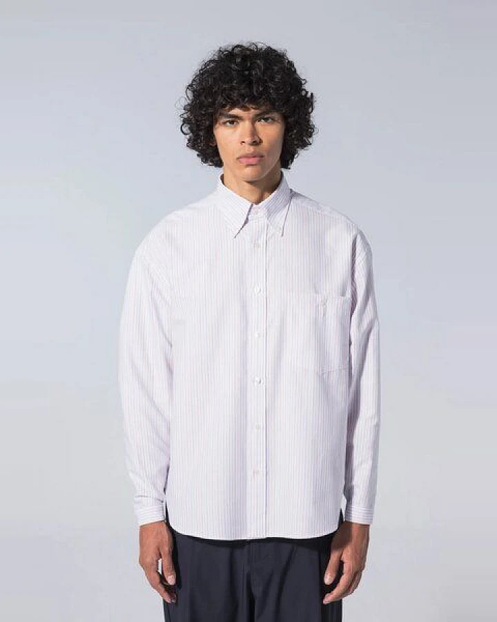 Unfeigned - Hemd Long Sleeve Baggy Shirt Oxford