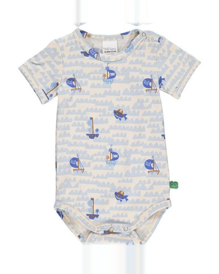 Fred's World by Green Cotton "Green Cotton" Body Kurzarm Pirat