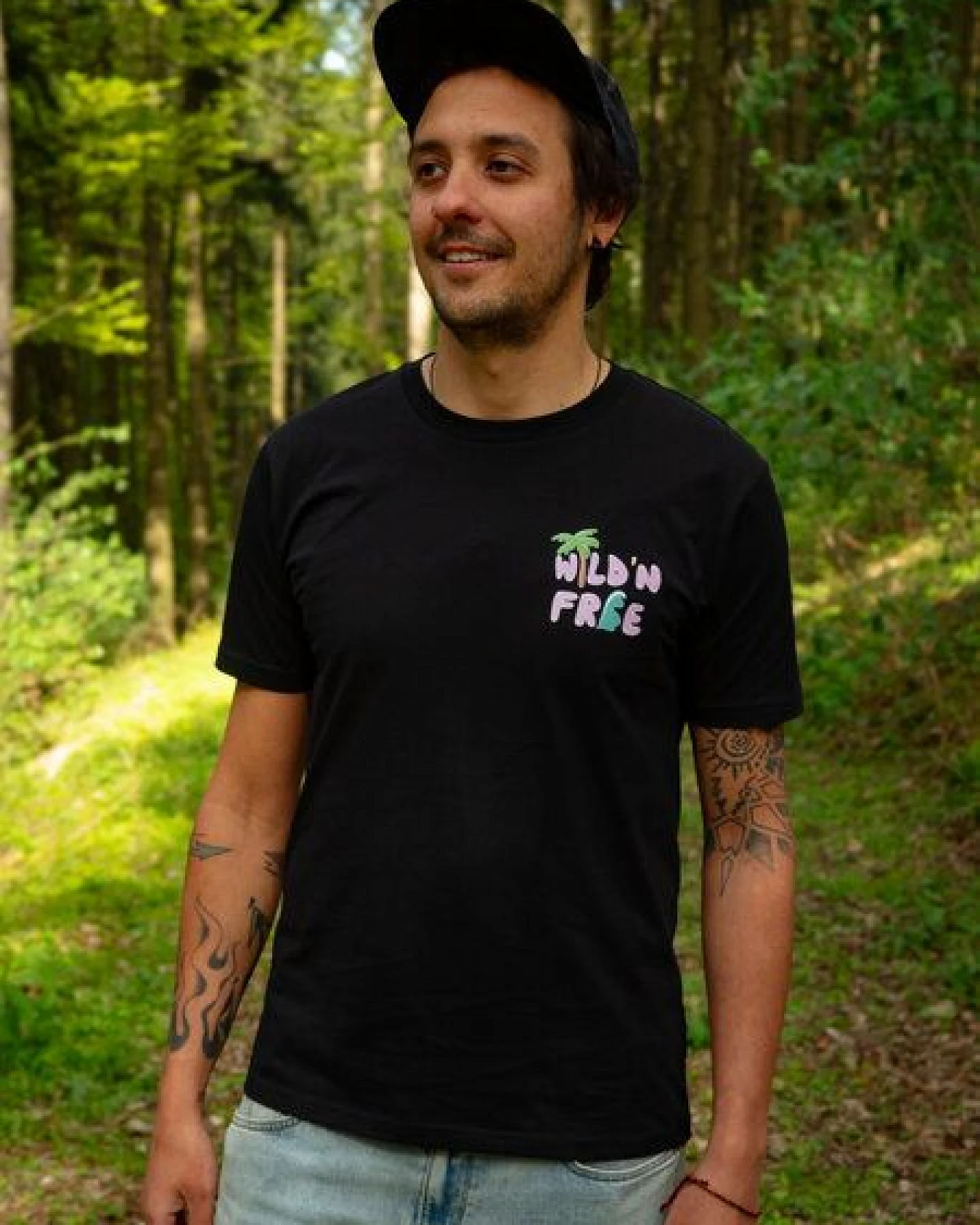 Zeachild Wild'N'Free Herren Bio Shirt – Ansicht 2