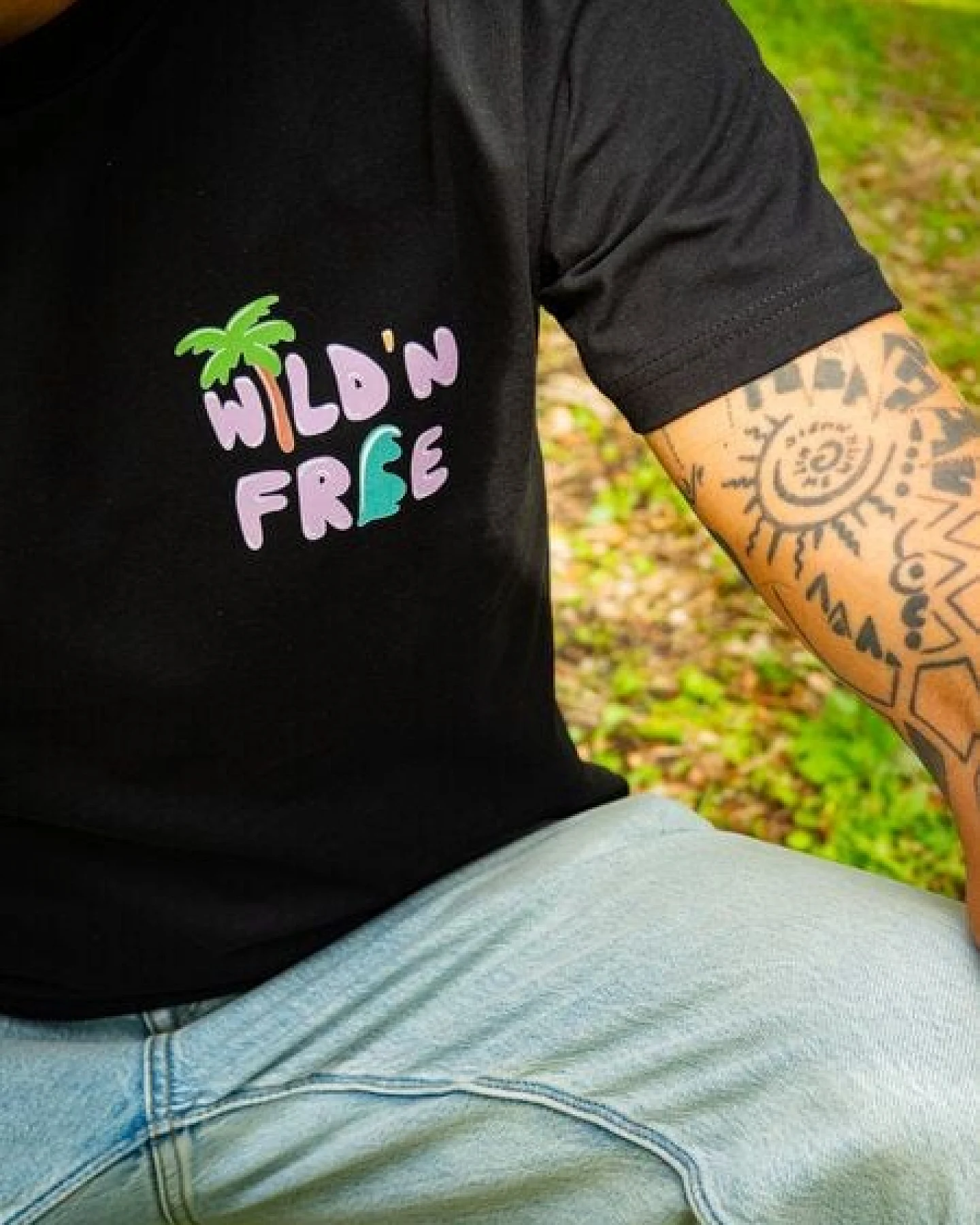 Zeachild Wild'N'Free Herren Bio Shirt – Ansicht 3