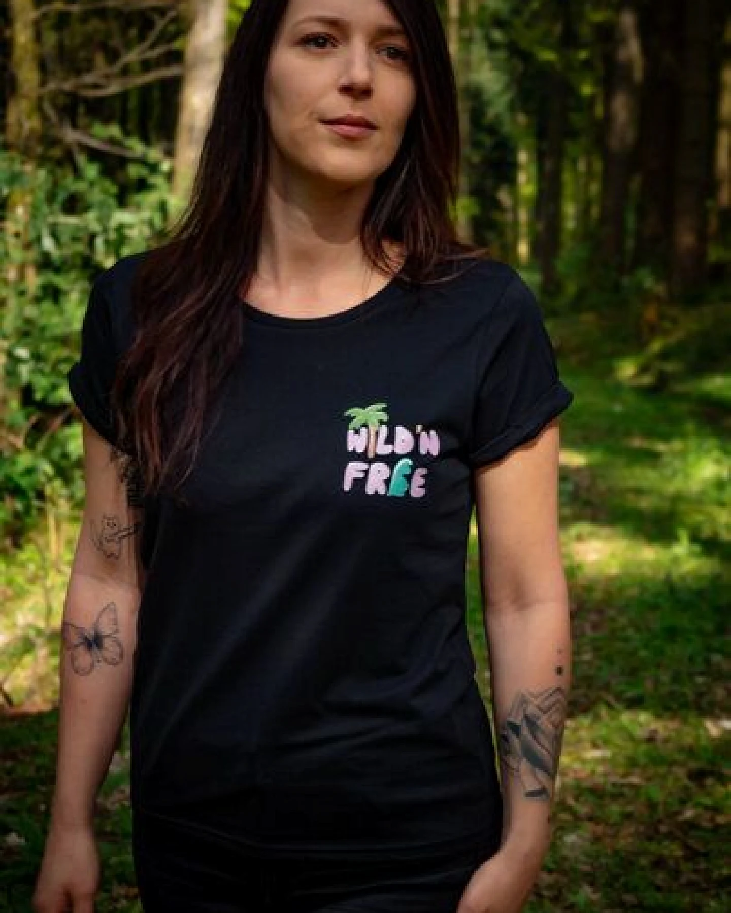 Zeachild Wild'n'Free Damen Bio Shirt – Ansicht 2