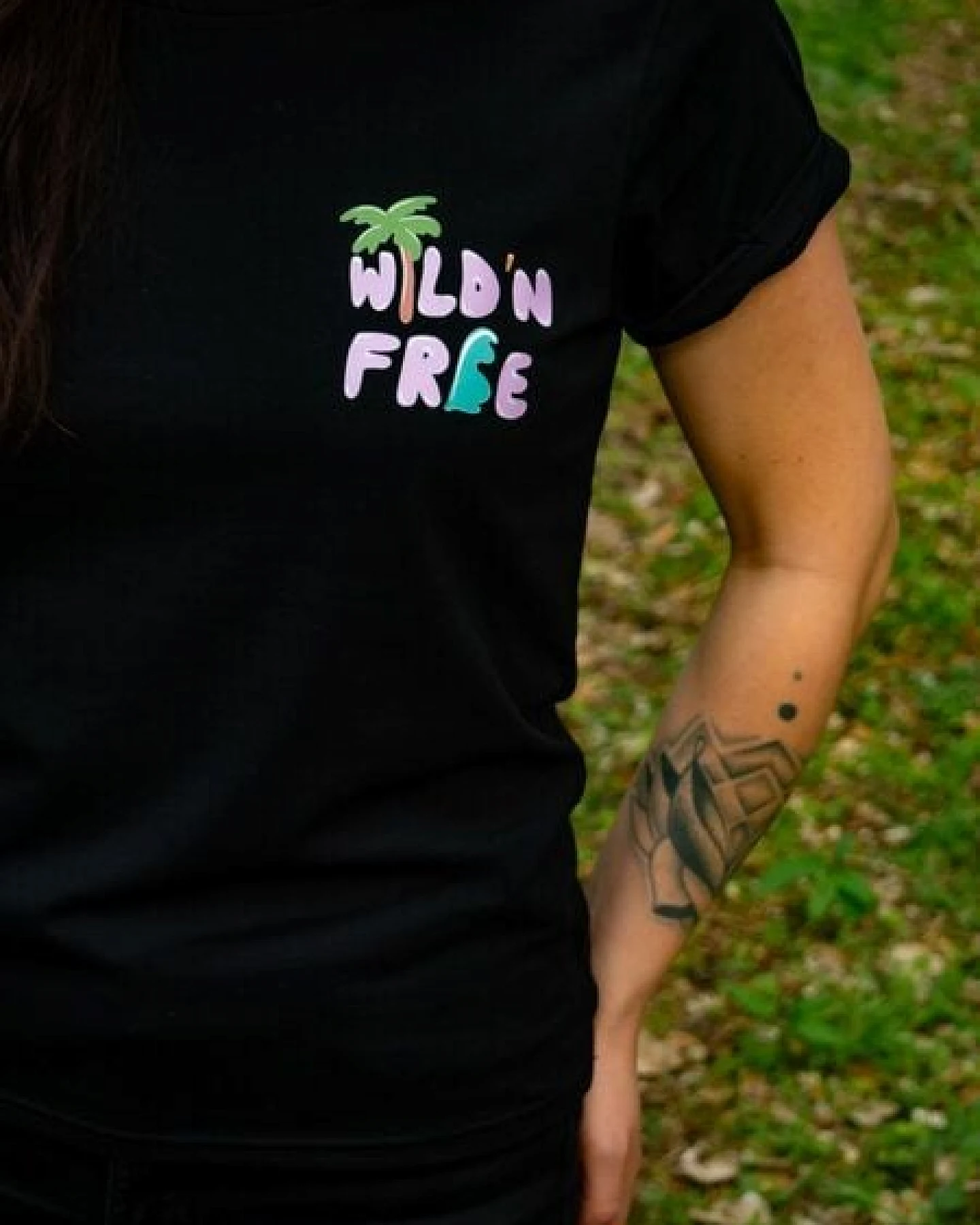 Zeachild Wild'n'Free Damen Bio Shirt – Ansicht 4