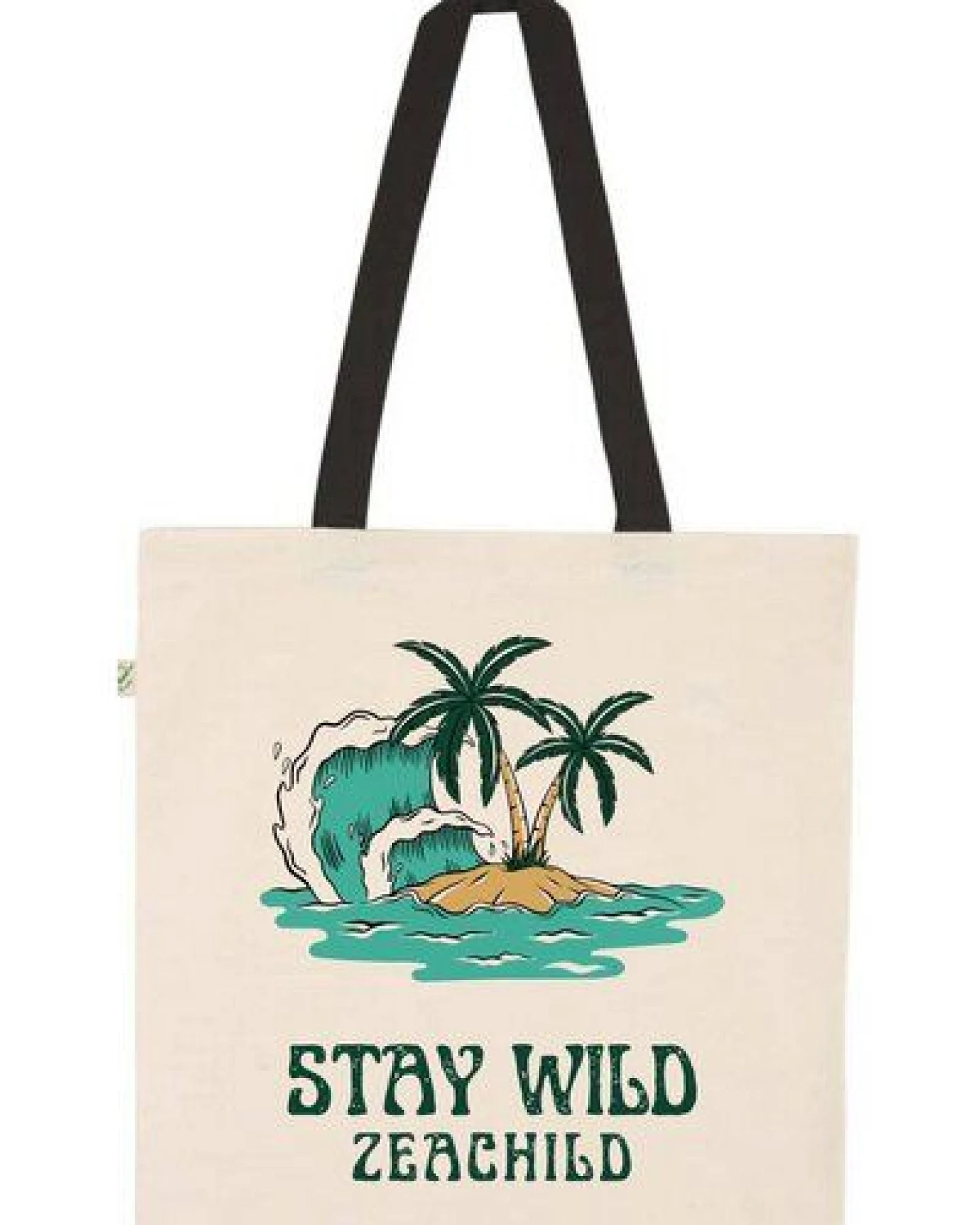 Zeachild Stay Wild Jutebeutel – Ansicht 2