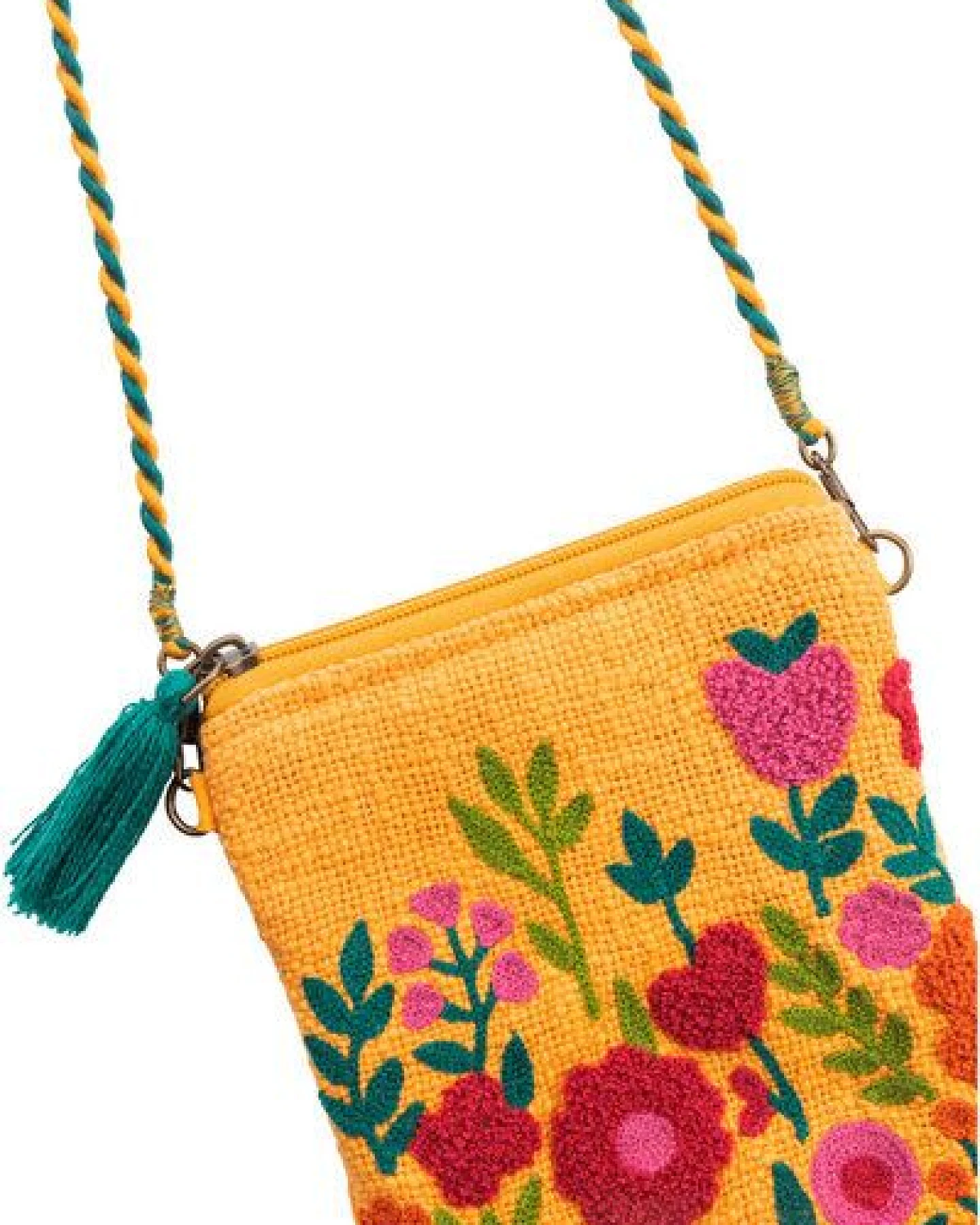 TRANQUILLO Umhängetasche in floralen Designs 20 x 14 cm – Ansicht 3