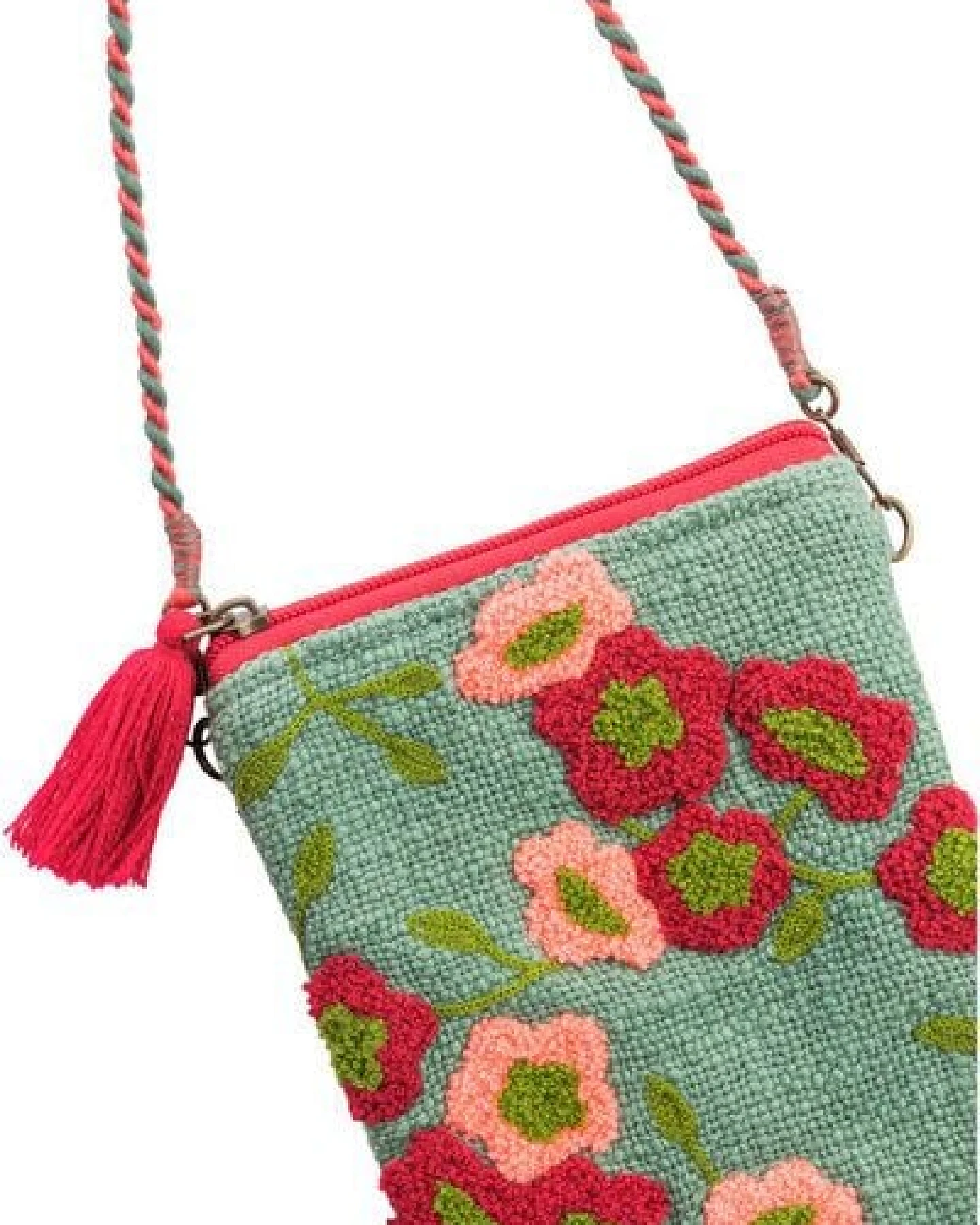 TRANQUILLO Umhängetasche in floralen Designs 20 x 14 cm – Ansicht 3