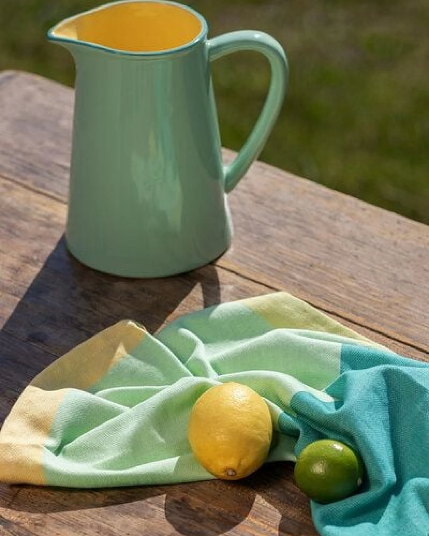 TRANQUILLO Geschirrtuch BICOLOR Bio-Baumwolle, GOTS-zertifiziert, 70 x 50 cm – Ansicht 4