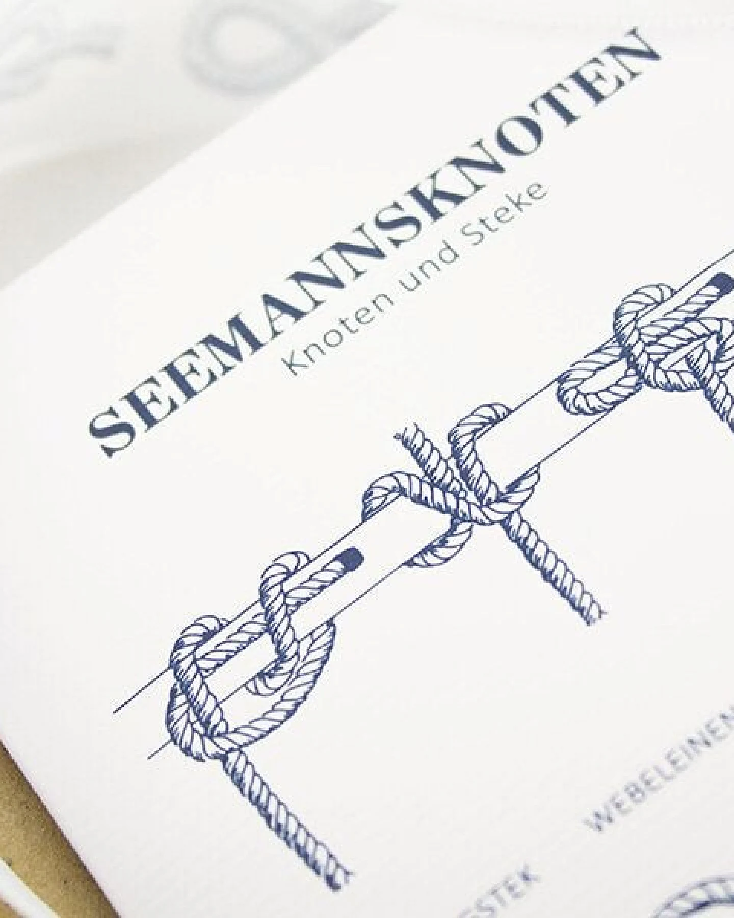 Bow & Hummingbird Grußkarte Seemannsknoten – Ansicht 3