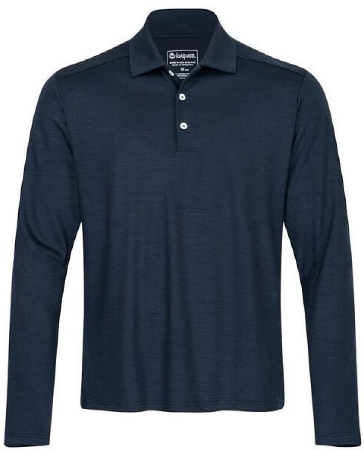 Kaipara - Merino Sportswear URBAN Merino Poloshirt Herren Langarm Regular 200