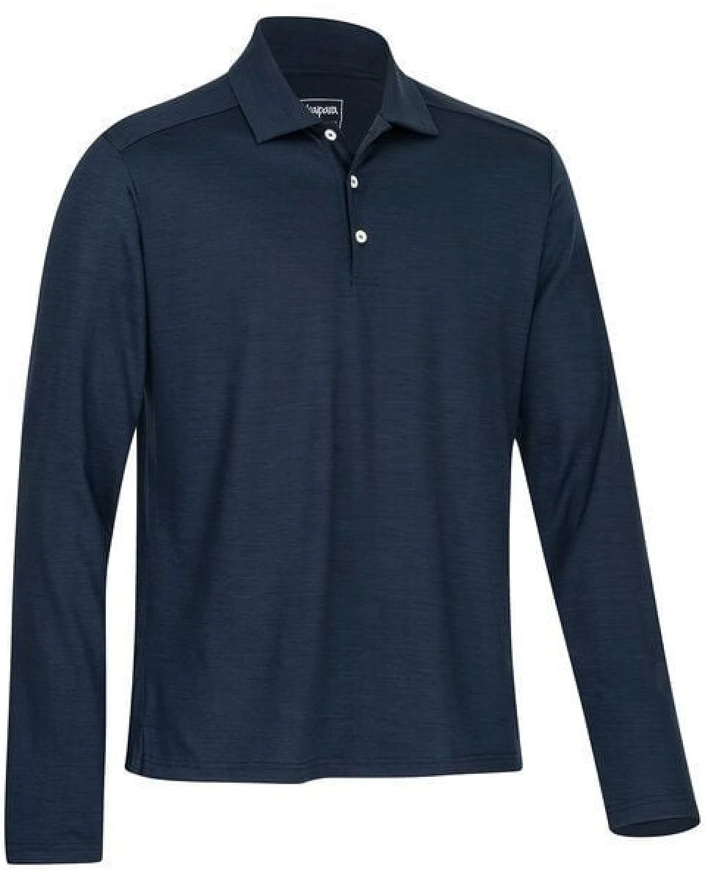 Kaipara - Merino Sportswear URBAN Merino Poloshirt Herren Langarm Regular 200 – Ansicht 2