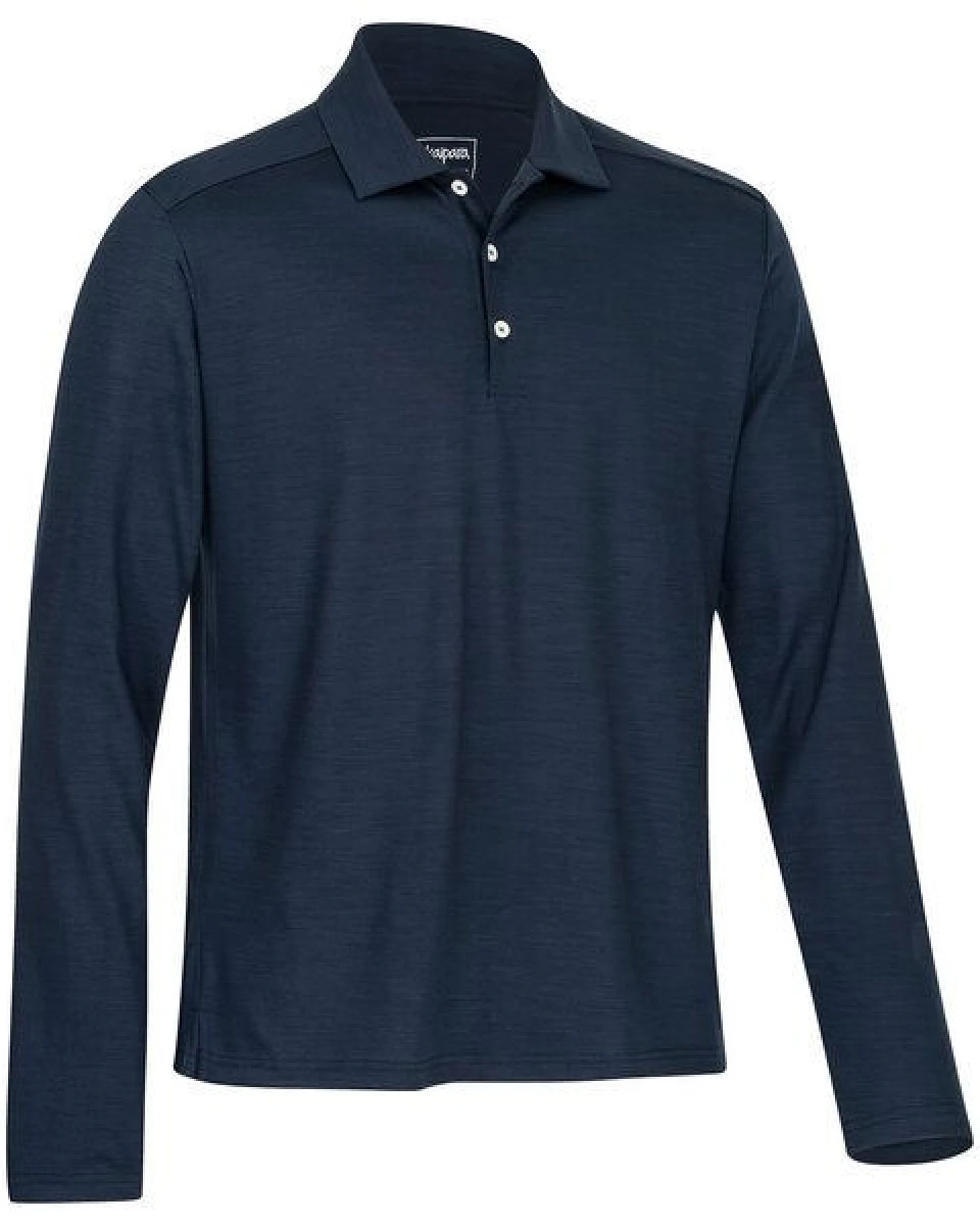 Kaipara - Merino Sportswear URBAN Merino Poloshirt Herren Langarm Regular 200 – Ansicht 2
