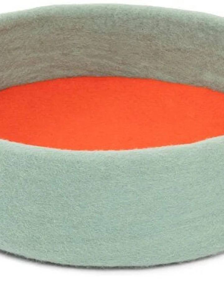 Türkis, Rotorange